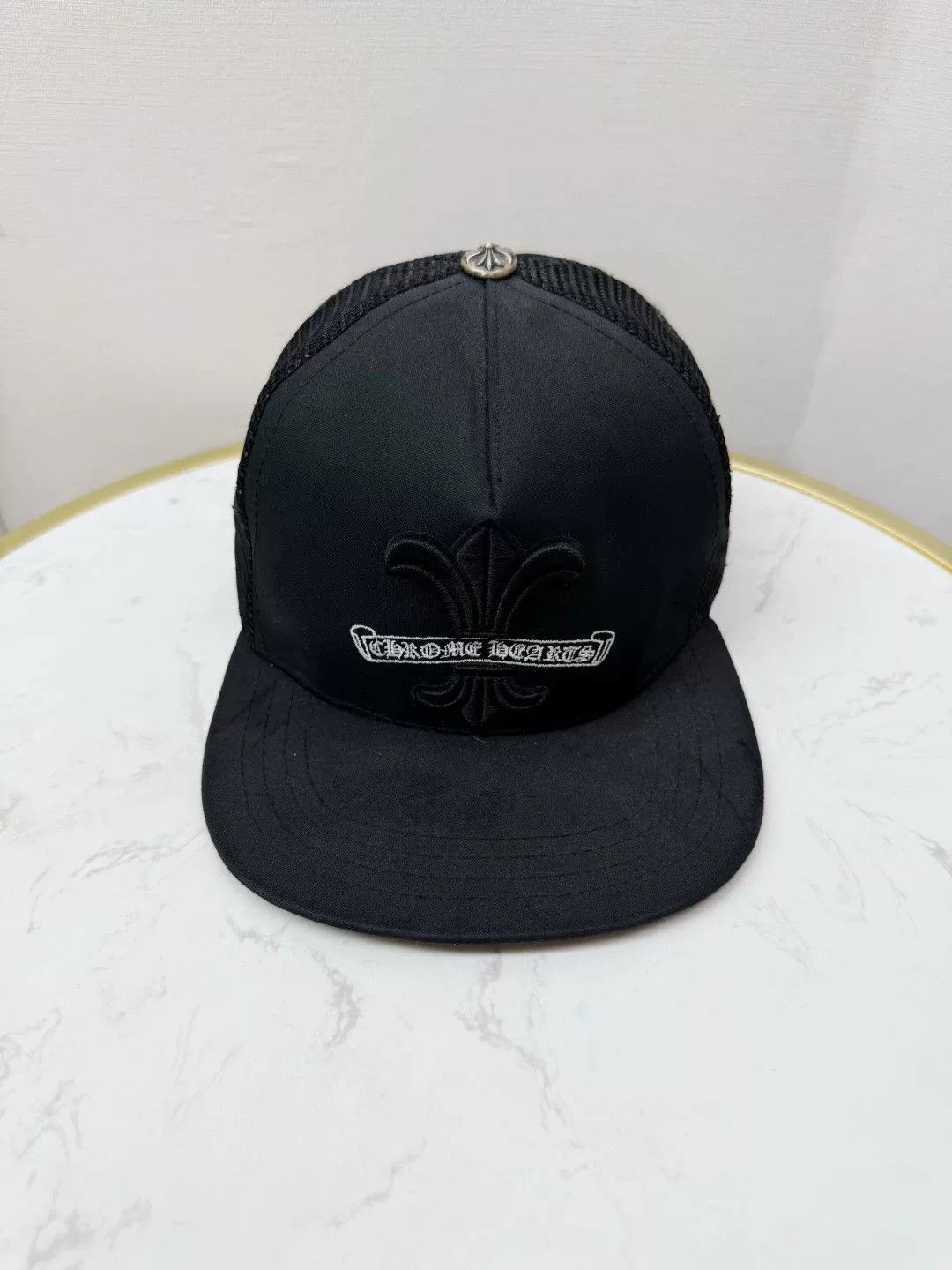 Chrome Hearts Chrome Hearts Black Embroidered Baseball Cap Size ONE SIZE - 1 Thumbnail