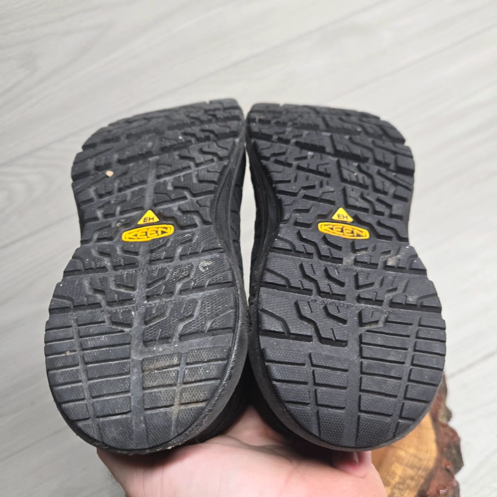 KEEN VINTAGE KEEN Women's Safety Work Boots Black Leather Steel Toe Ankle Size 6M Outdoor Footwear Size US 6 / IT 36 - 7 Thumbnail