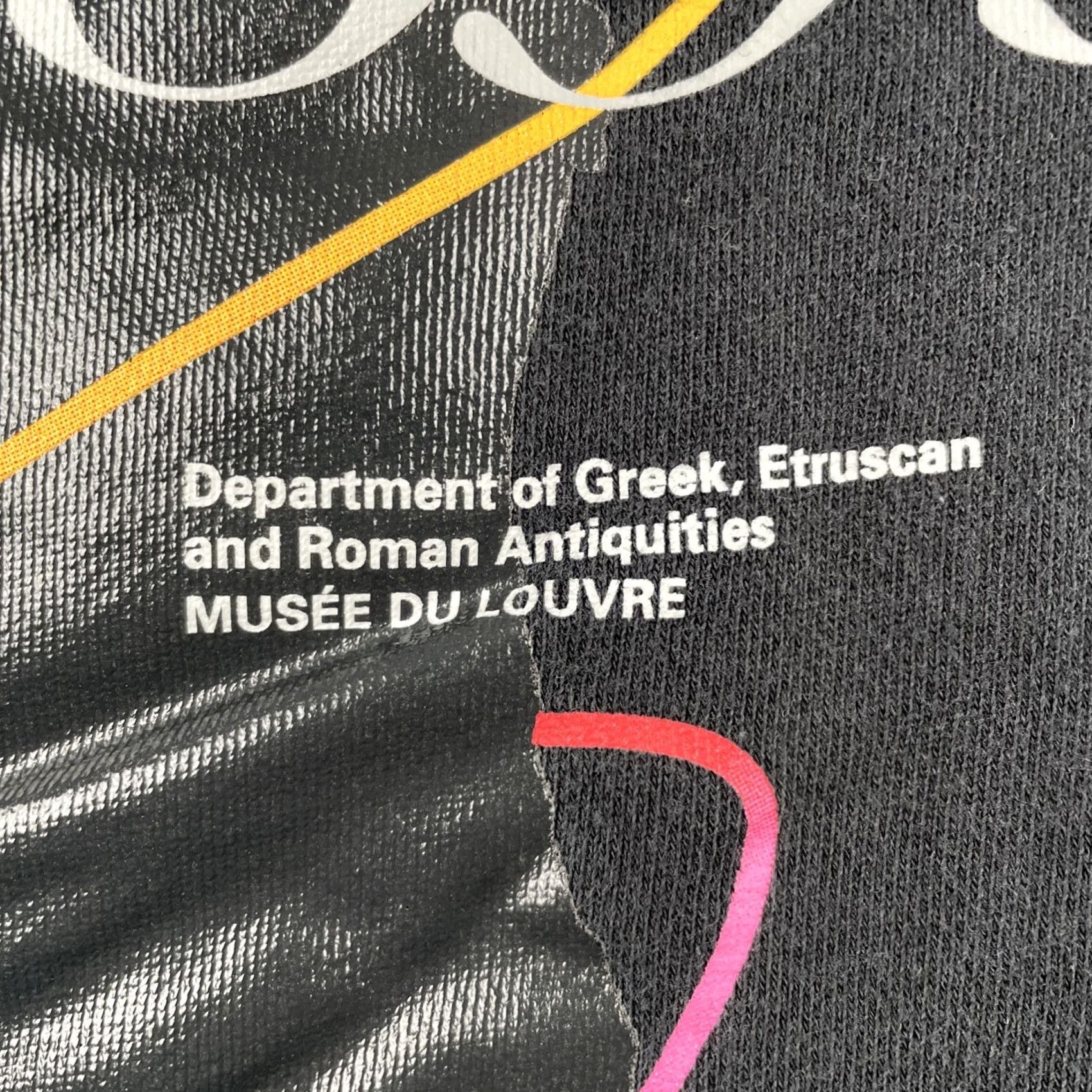 Uniqlo VINTAGE Uniqlo Sweatshirt Mens L Black Peter Saville Musee Du Louvre Aphrodite Venus de Milo Etruscan Roman 90s Concert Art Statue Size US L / EU 52-54 / 3 - 4 Thumbnail