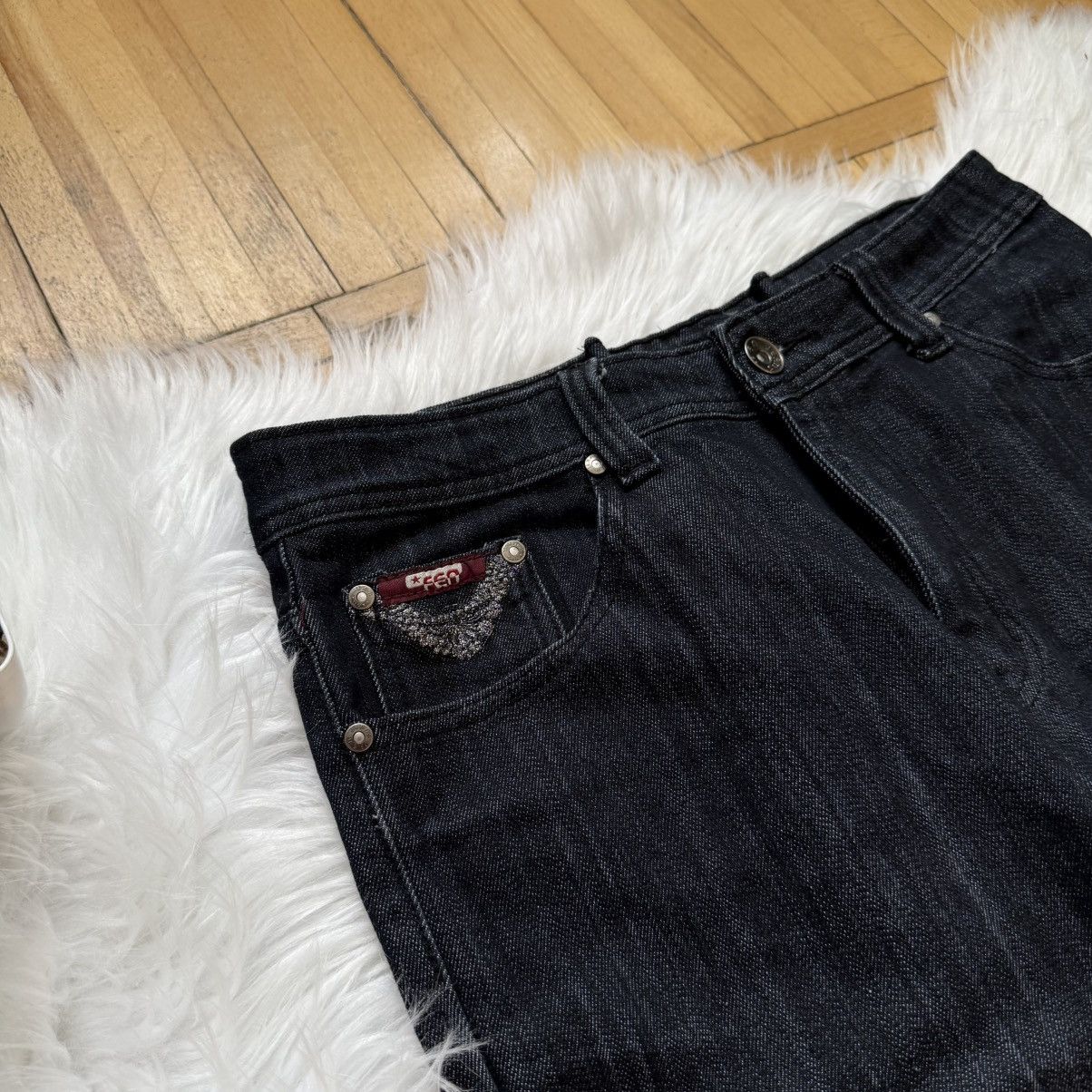If Six Was Nine 📌 Vintage Y2K FEN Relaxed Crazy LGB style Jeans Size 30" / US 8 / IT 44 - 10 Thumbnail