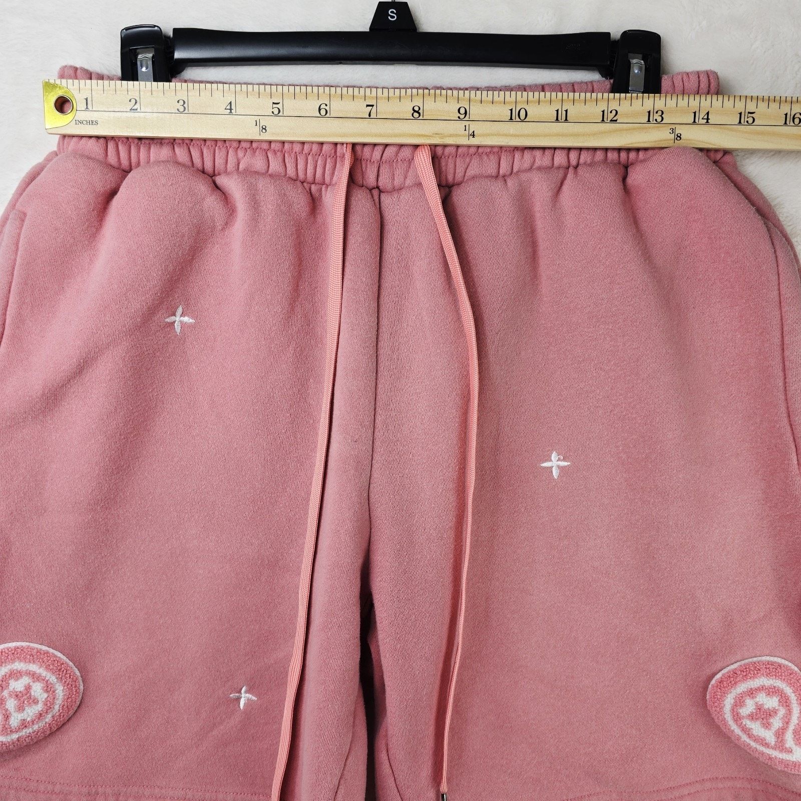 EPTM. EPTM Sweat Shorts Small Pink Paisley Embroidered Streetwear Size US 30 / EU 46 - 7 Thumbnail