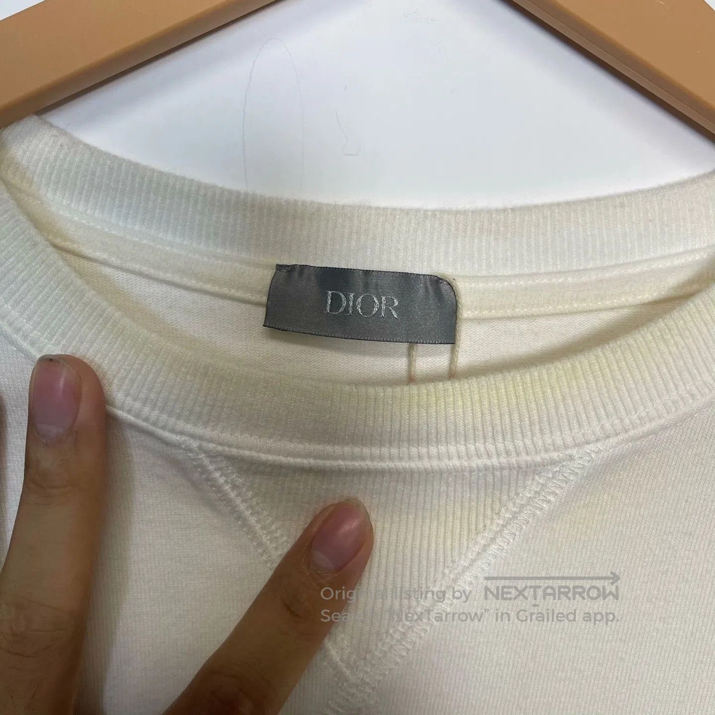Dior dior floral logo embroidered short sleeve tee. Size US M / EU 48-50 / 2 - 5 Thumbnail