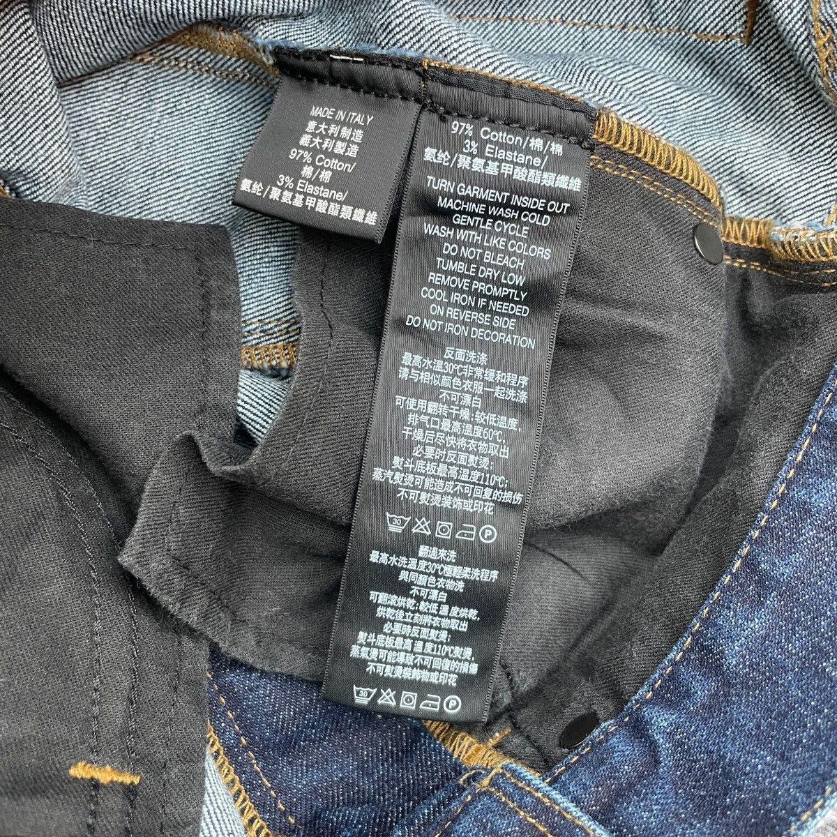 Ralph Lauren Black Label Ralph Lauren Black Label Denim Biker Skinny Jeans Size 29" - 7 Thumbnail
