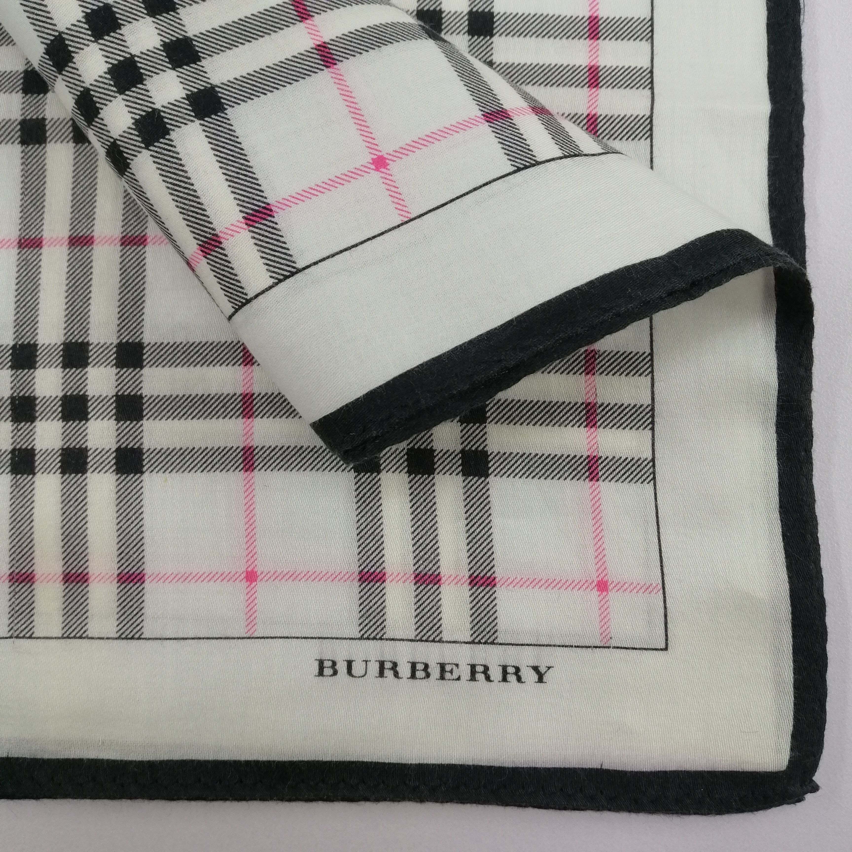 Burberry × Vintage Burberry Handkerchief/Neckerchief/Bandana-KD2167 Size ONE SIZE - 5 Thumbnail