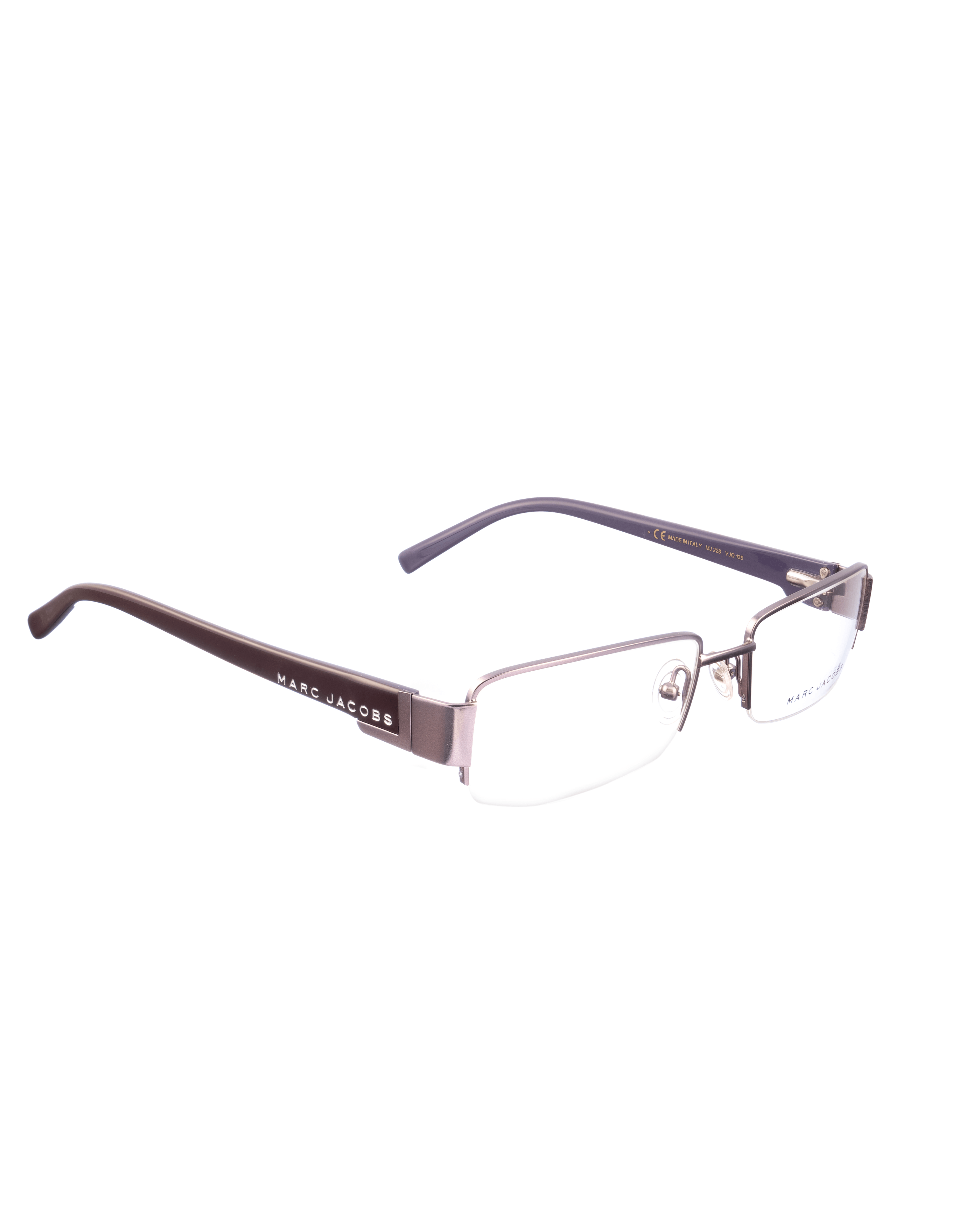 Marc Jacobs Marc Jacobs 00s Violet Brown Rectangular Glasses Size ONE SIZE - 1 Thumbnail