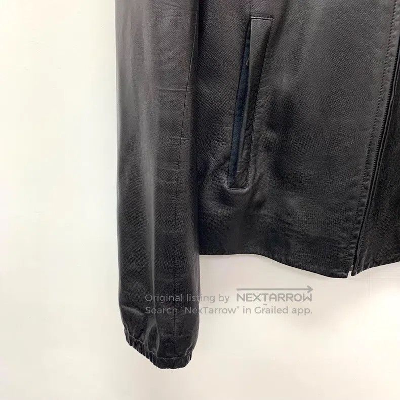 Prada Prada Black stand-up collar leather jacket Size US M / EU 48-50 / 2 - 4 Thumbnail