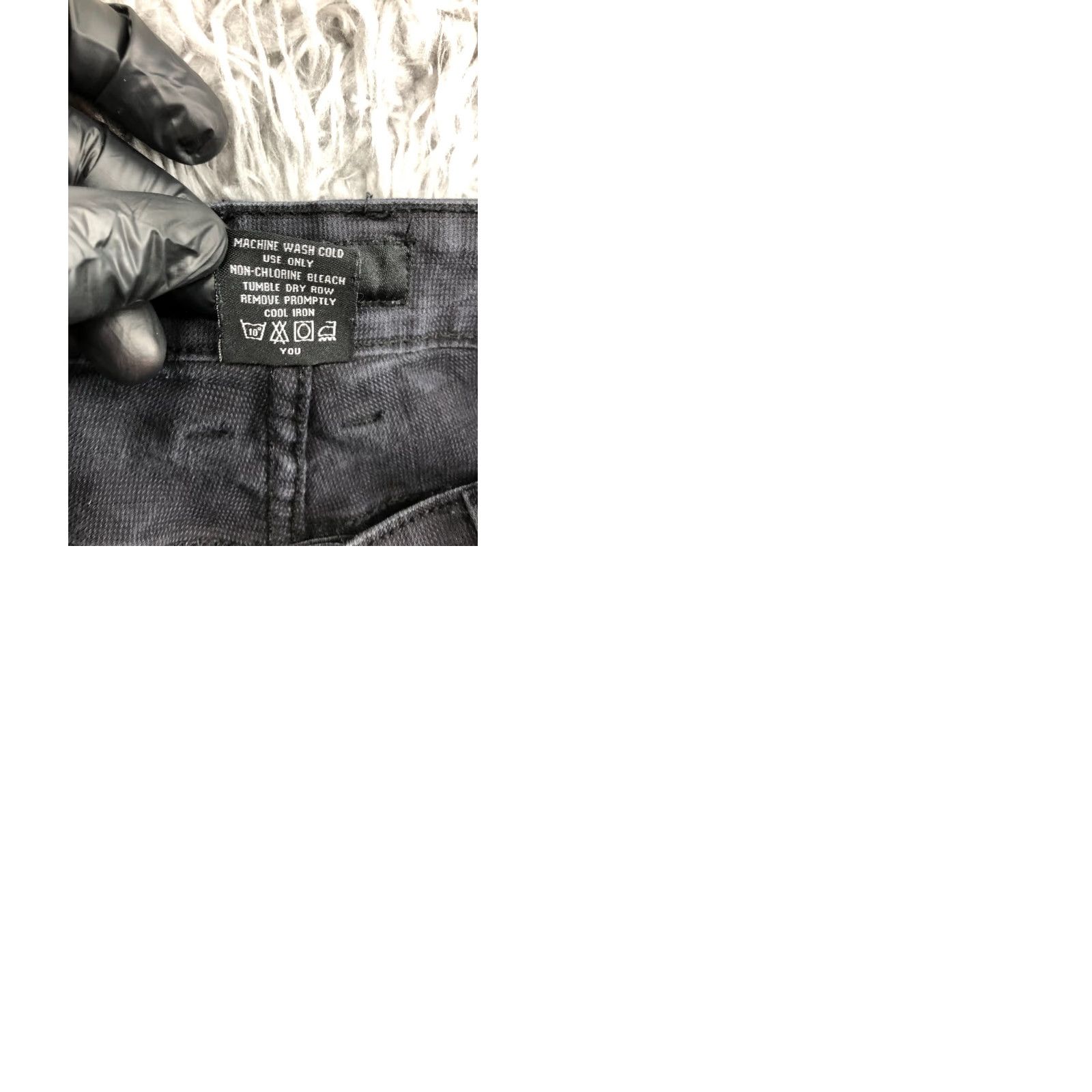 Vintage kayden k Jeans Size 34x32 Mens Mid Rise Dark Wash Black Straight 5-Pocket Denim Size US 34 / EU 50 - 9 Thumbnail