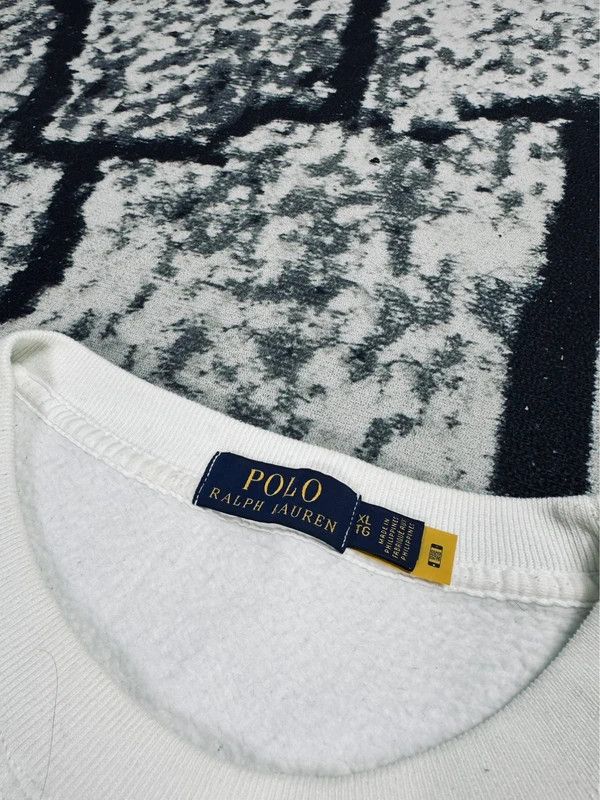 Ralph Lauren Polo Bear Ralph Lauren crewneck sweatshirt white color XL Size US XL / EU 56 / 4 - 5 Thumbnail