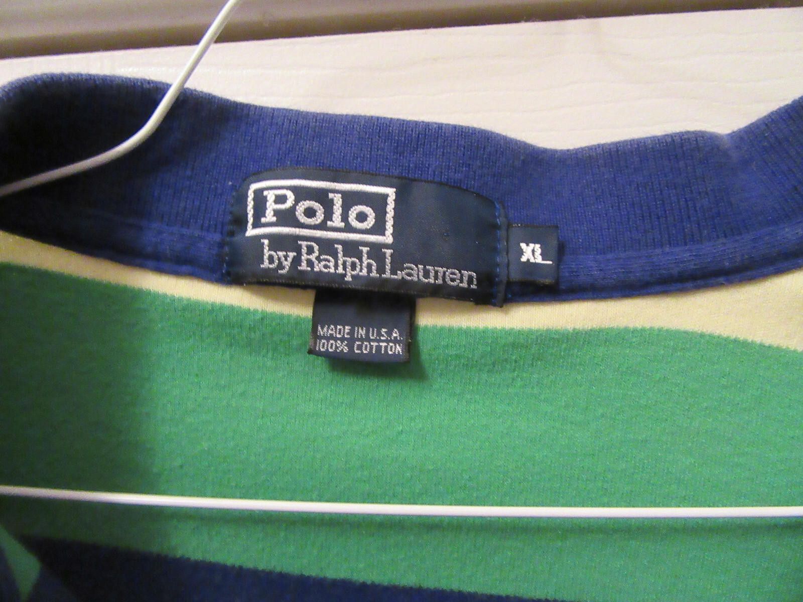 Polo Ralph Lauren Polo Ralph Lauren Men's Vintage Golf Shirt Striped XL Size US XL / EU 56 / 4 - 4 Thumbnail