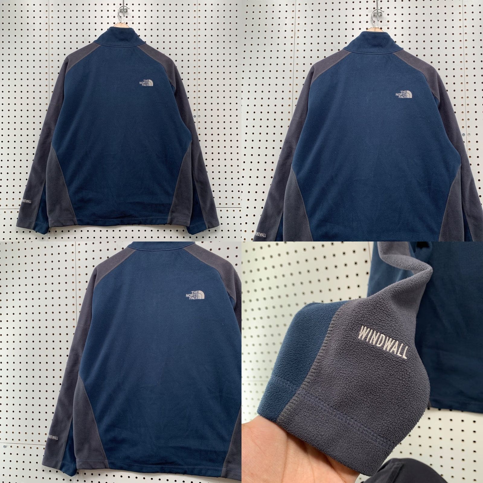 The North Face North Face Windwall Fleeze Zip Jacket Mens Large Blue Gray Outdoor Windbreaker XS? Size US L / EU 52-54 / 3 - 10 Thumbnail