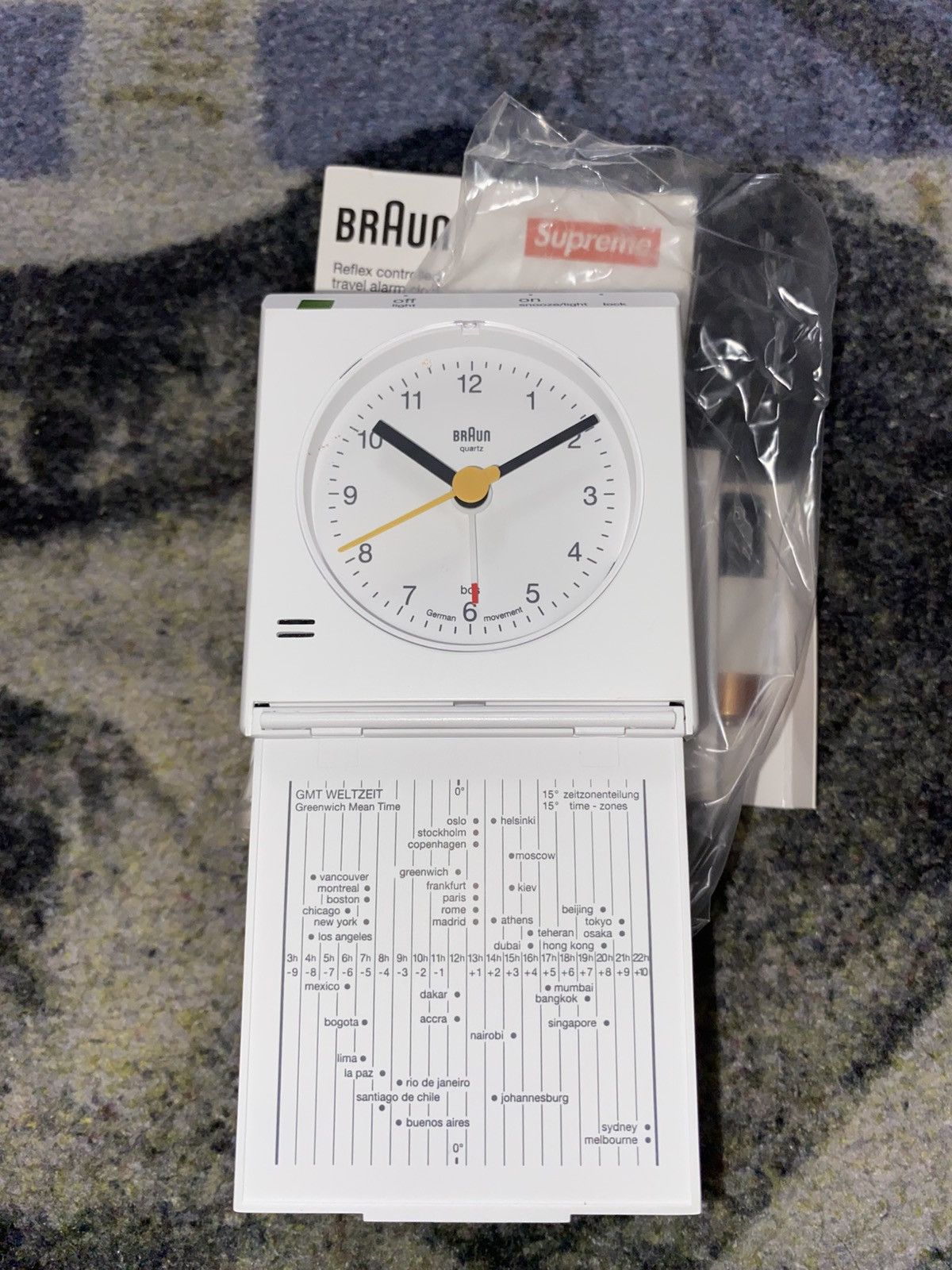 Supreme Supreme Braun Travel Alarm Clock Size ONE SIZE - 1 Thumbnail