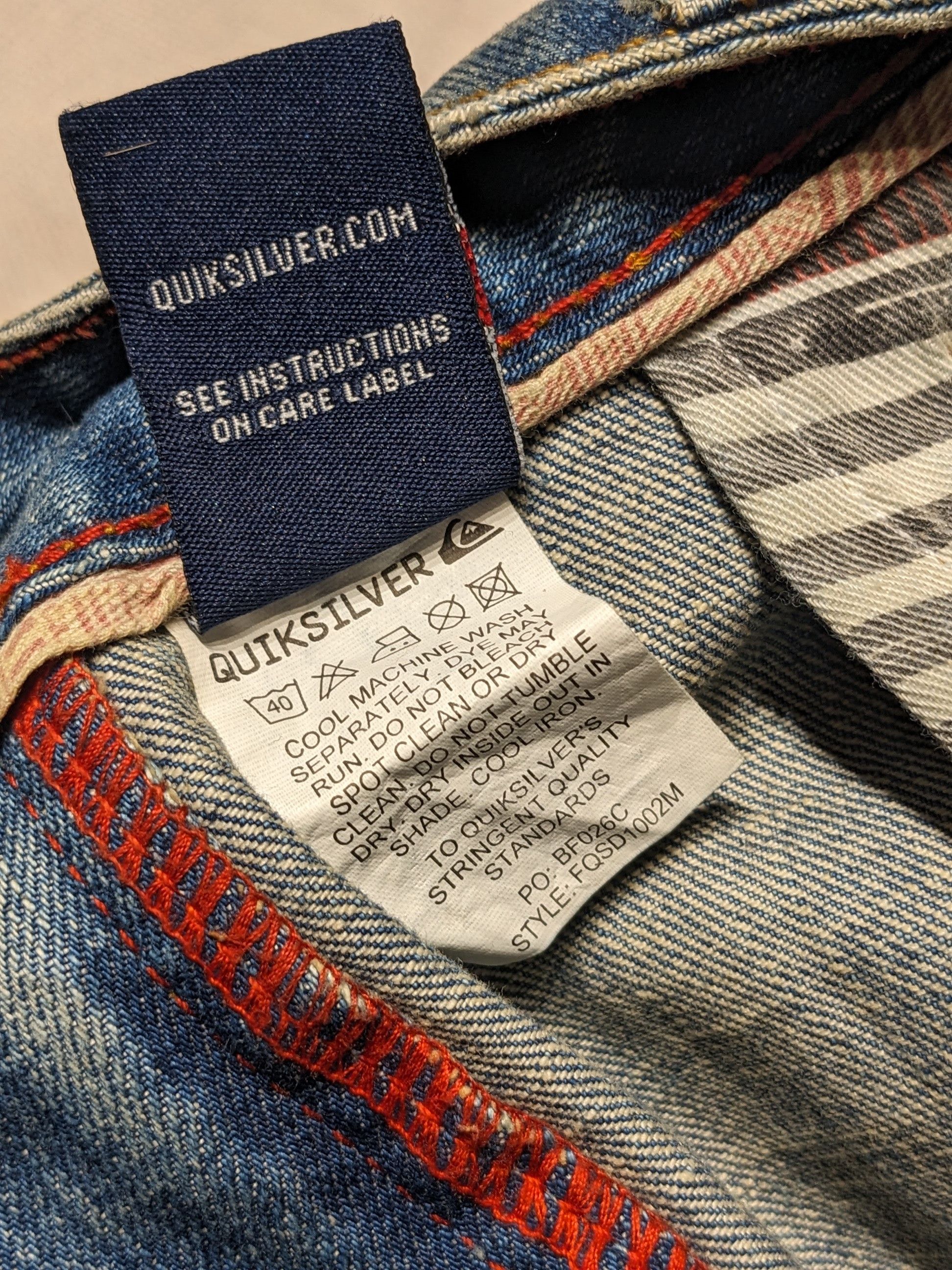 Quiksilver New old stock vintage Quiksilver loose fit jeans men's 34 32 Size US 34 / EU 50 - 10 Thumbnail
