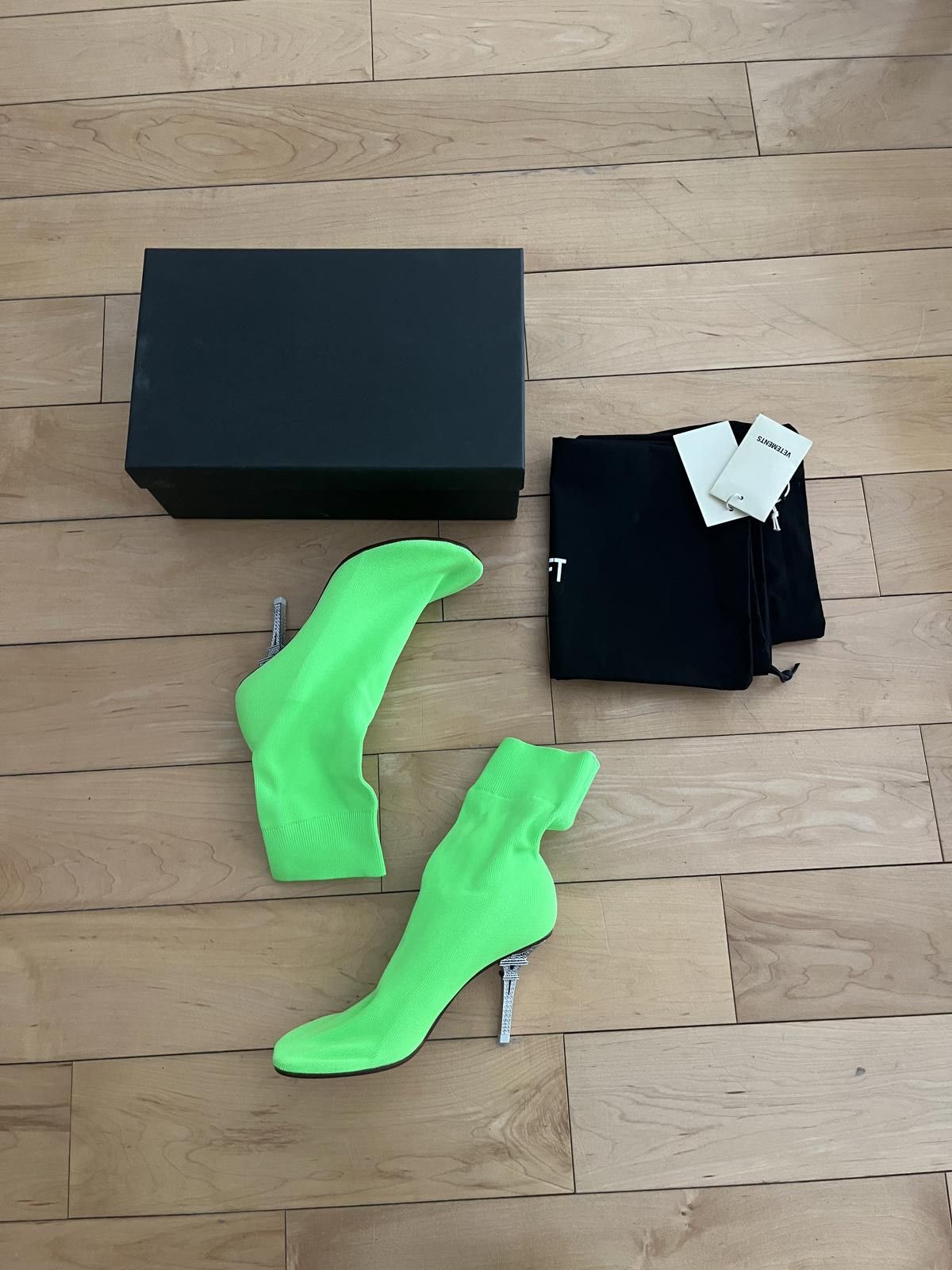 Vetements NWB - Vetements Eiffel Tower Heel Boots Size US 5 / IT 35 - 1 Thumbnail