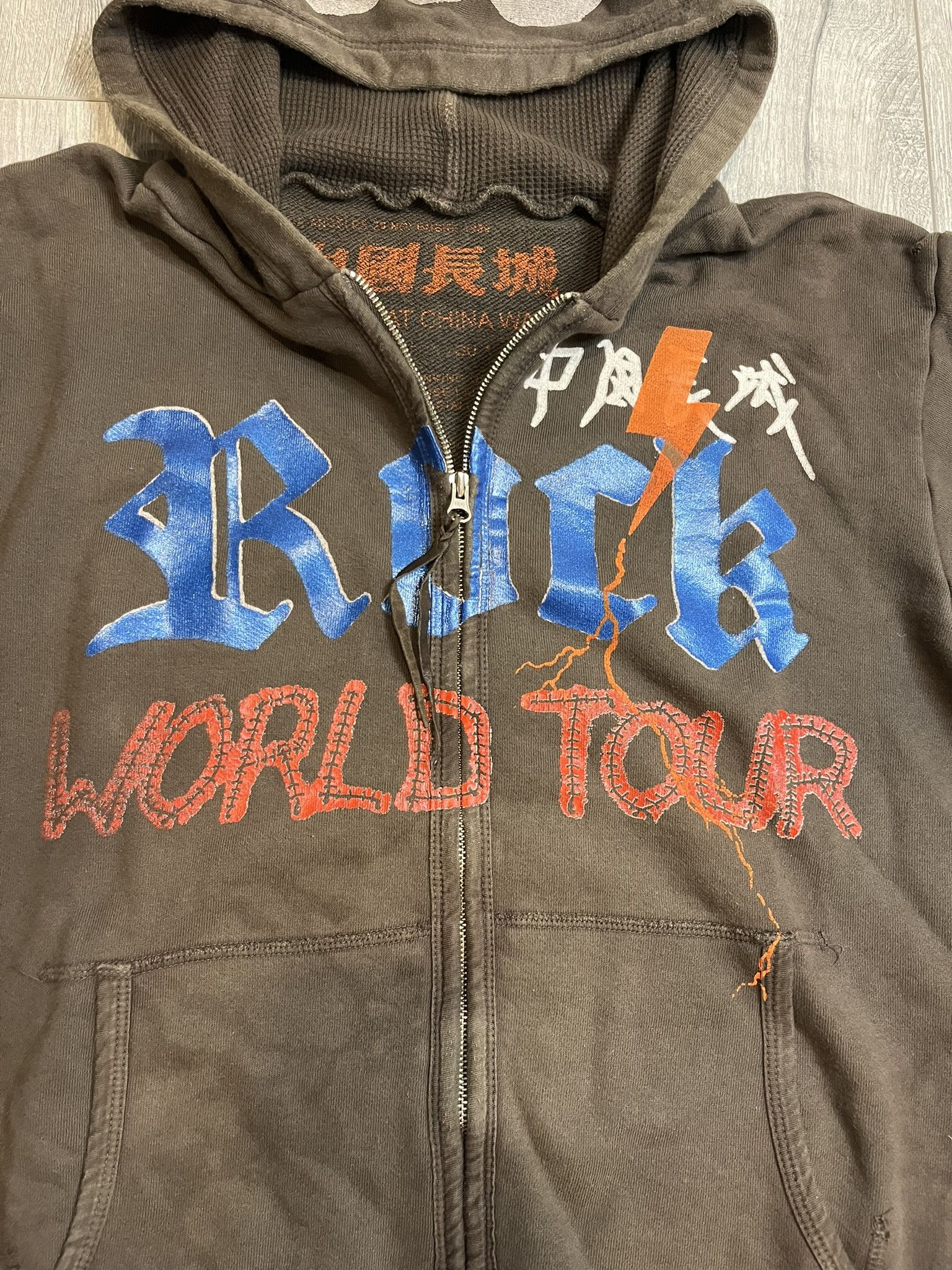 The Great China Wall The Great China Wall Rock World Tour Zip Up