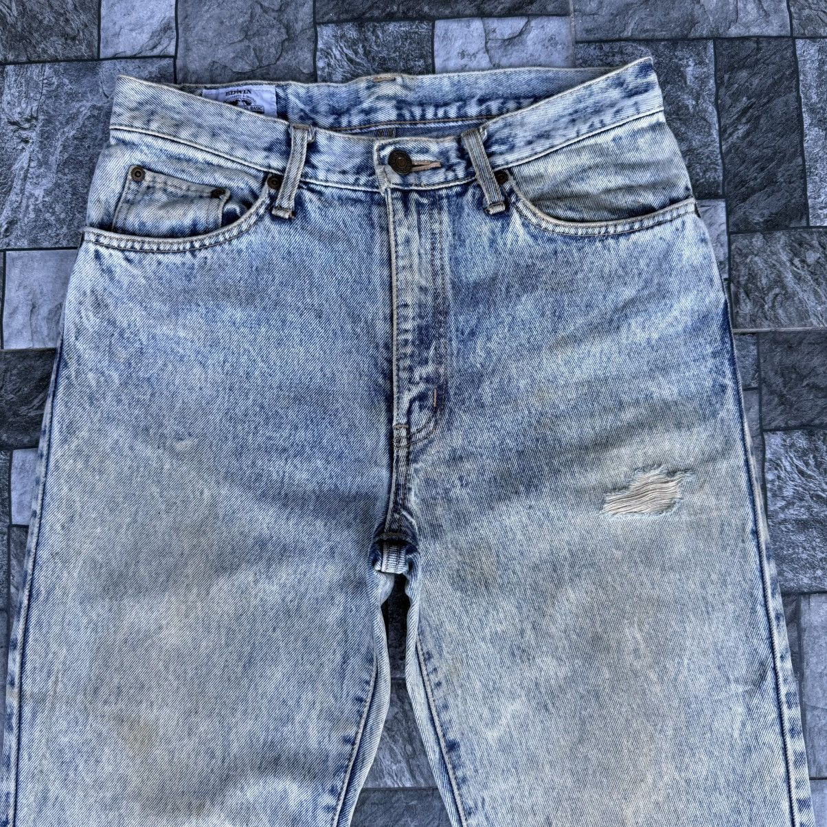 Edwin W30 Vintage Edwin Asid Wash Faded Denim Jean Pants Size US 30 / EU 46 - 2 Thumbnail
