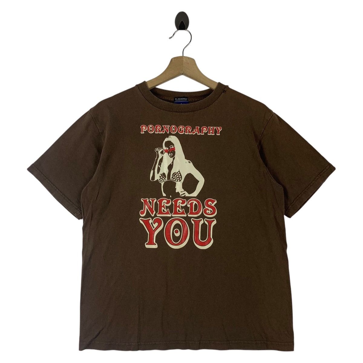Designer × Paul Smith R.NEWBOLD by Paul smith spellout distressed printed tee Size US M / EU 48-50 / 2 - 1 Thumbnail