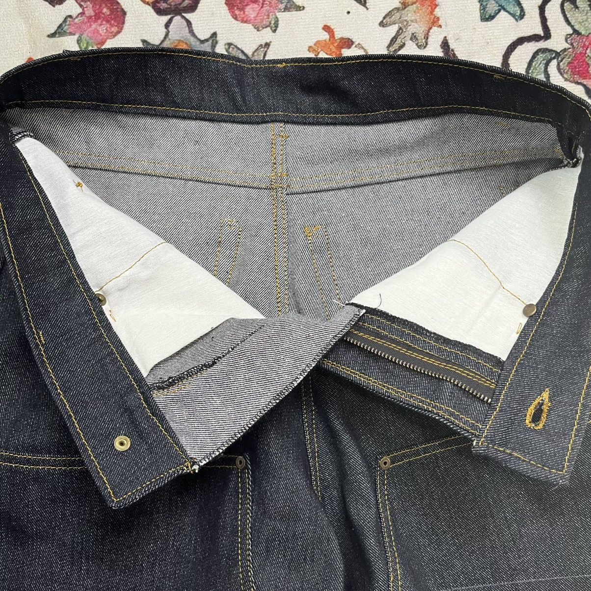 Other Raw denim double knee baggy Size US 33 - 6 Thumbnail
