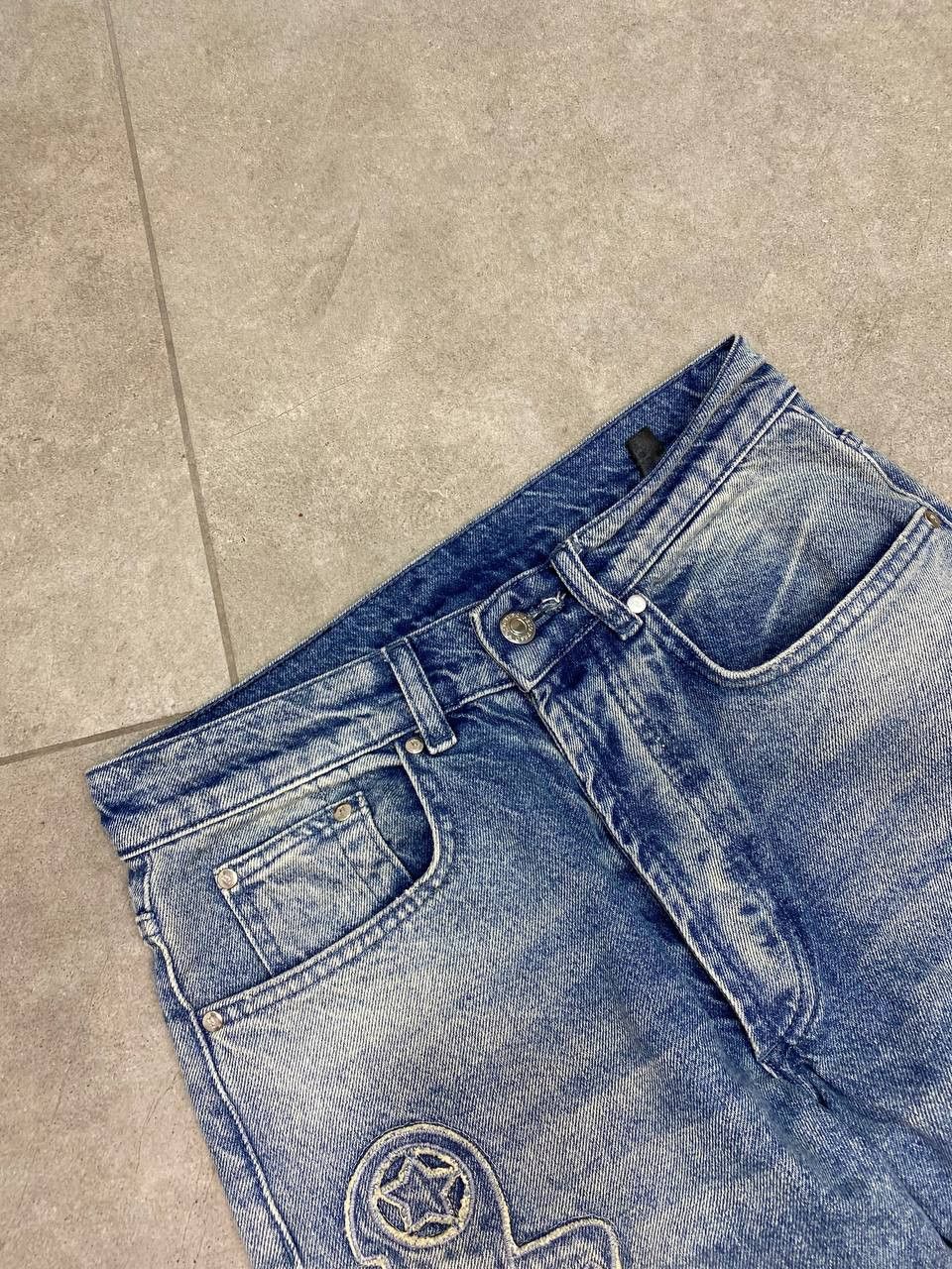 Peso Peso Embroidered Logo Baggy Denim Pants Size US 28 / EU 44 - 7 Thumbnail