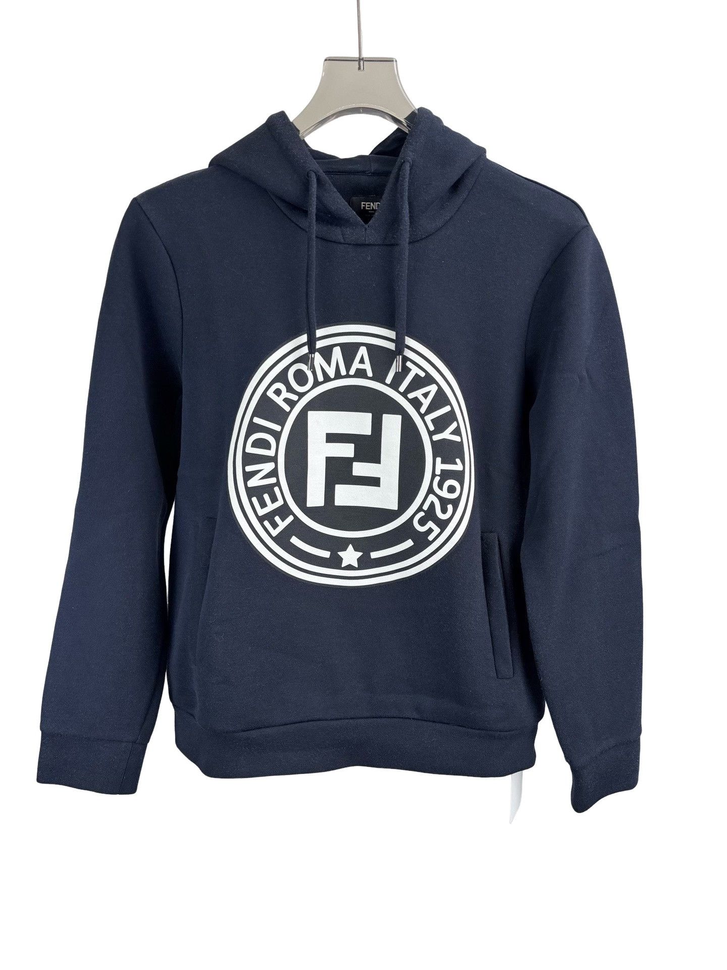Fendi Fendi Circular Logo Hoodie US S Size US S / EU 44-46 / 1 - 1 Thumbnail