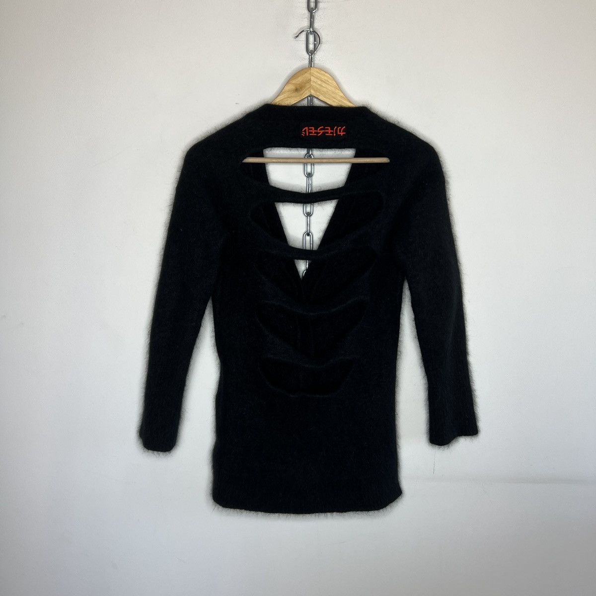 Diesel 🔥LASTDROP🔥Diesel Angora Mesh Distressed Web Knitted Cardigan Size S / US 4 / IT 40 - 2 Thumbnail