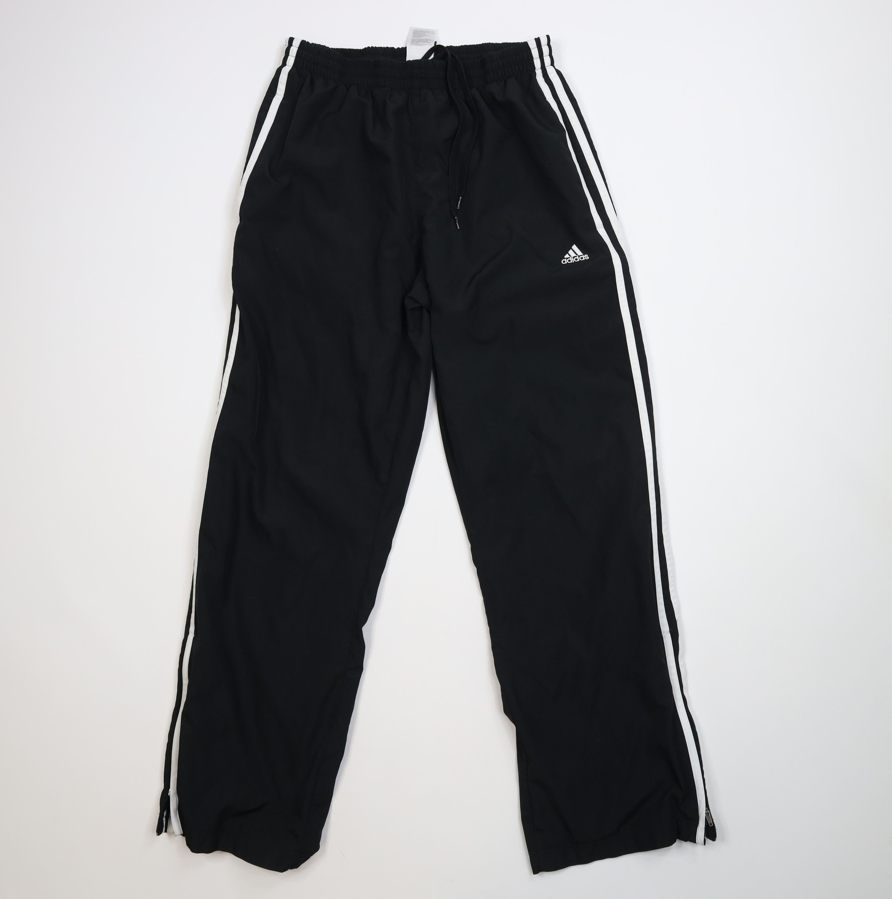 Adidas Vintage Y2K Adidas Lined Wide Leg Windbreaker Pants Black Size US 32 / EU 48 - 1 Thumbnail