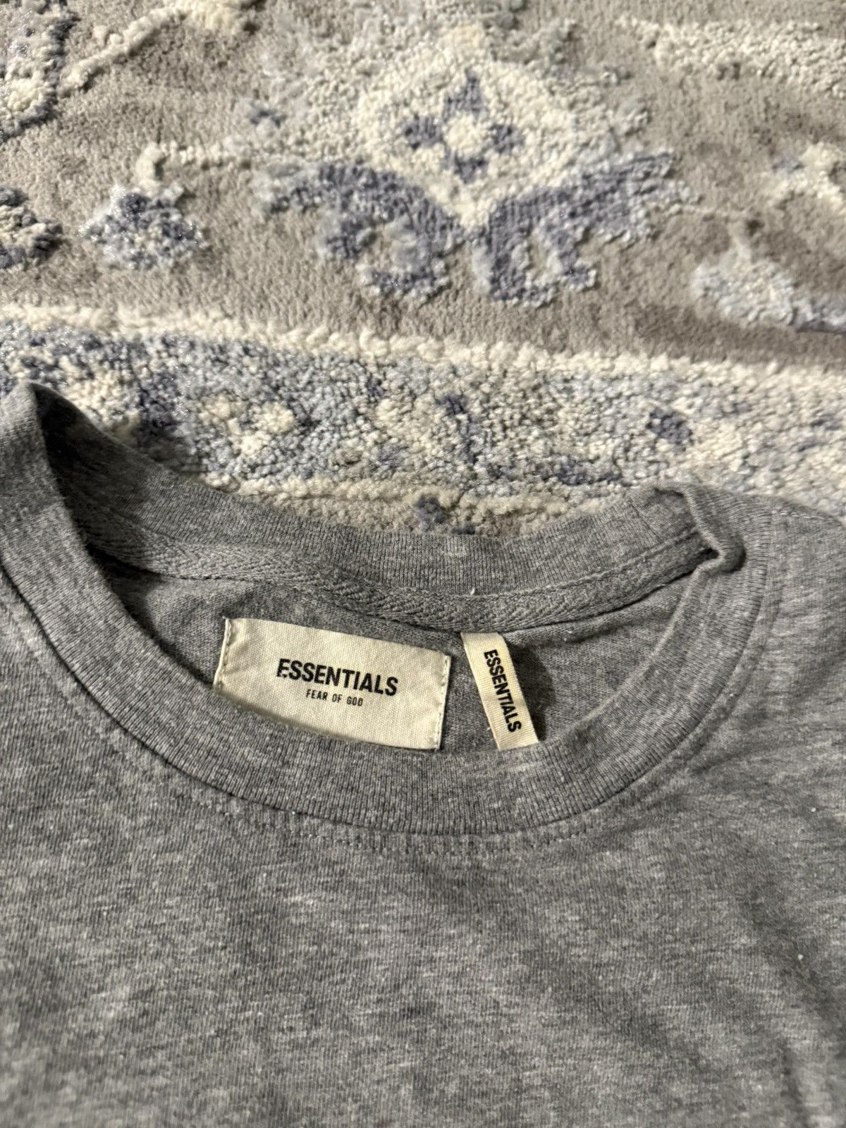 Essentials Essentials Fear Of God grey tee Size US M / EU 48-50 / 2 - 3 Thumbnail