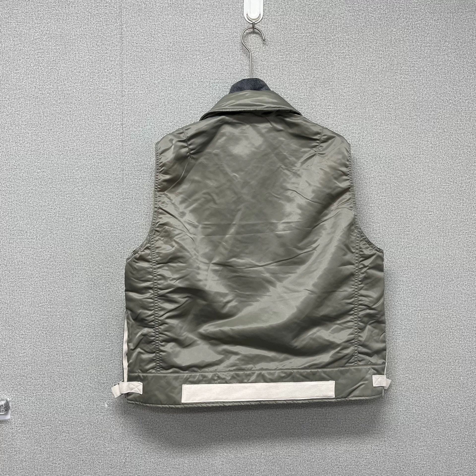 Sacai sacai double-layered nylon vest with side ties Size US M / EU 48-50 / 2 - 1 Thumbnail