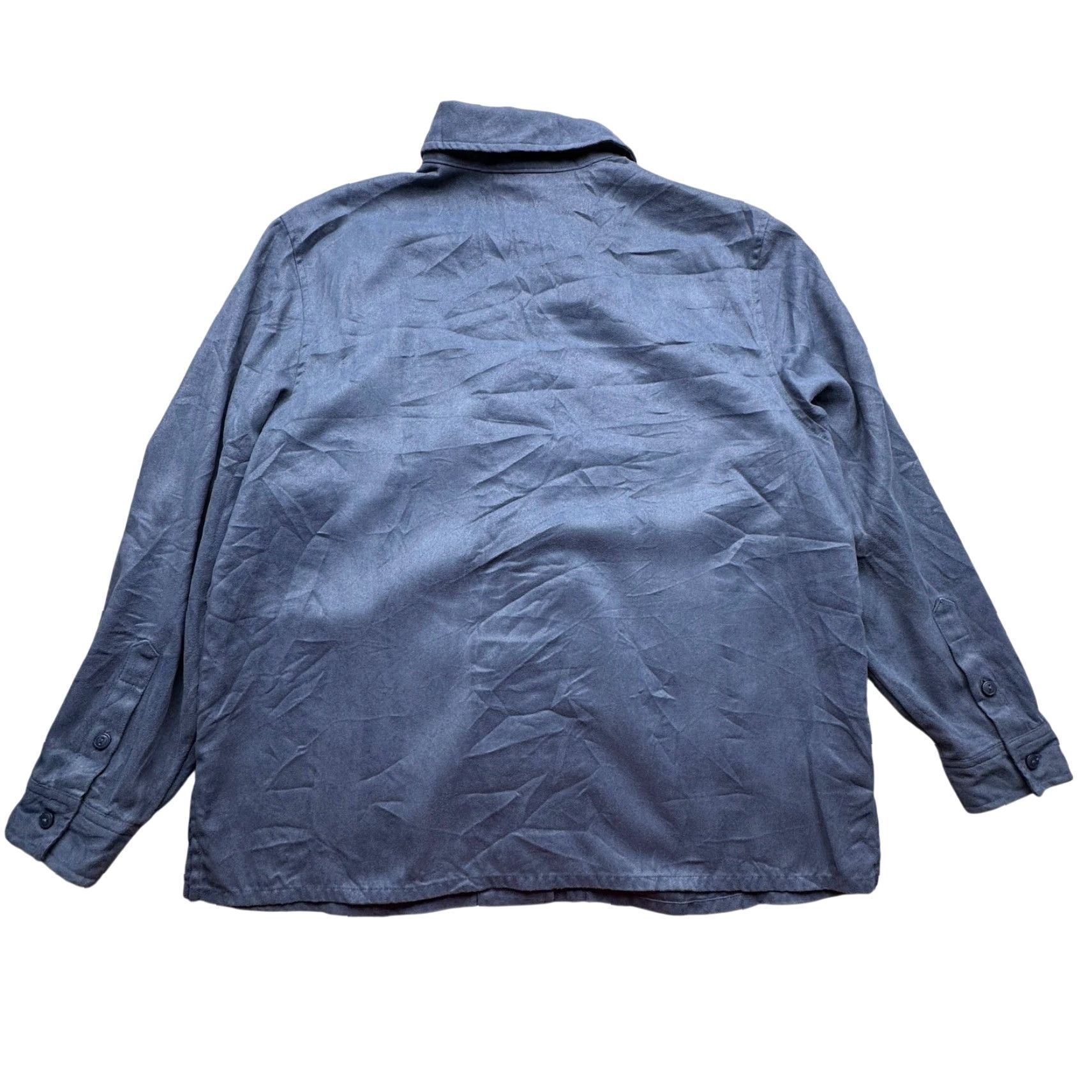 Pendleton VINTAGE Pendleton Shirt Top Womens 1X Plus Long Sleeve Button Up Blue Gray Boho Size XL / US 12-14 / IT 48-50 - 2 Thumbnail