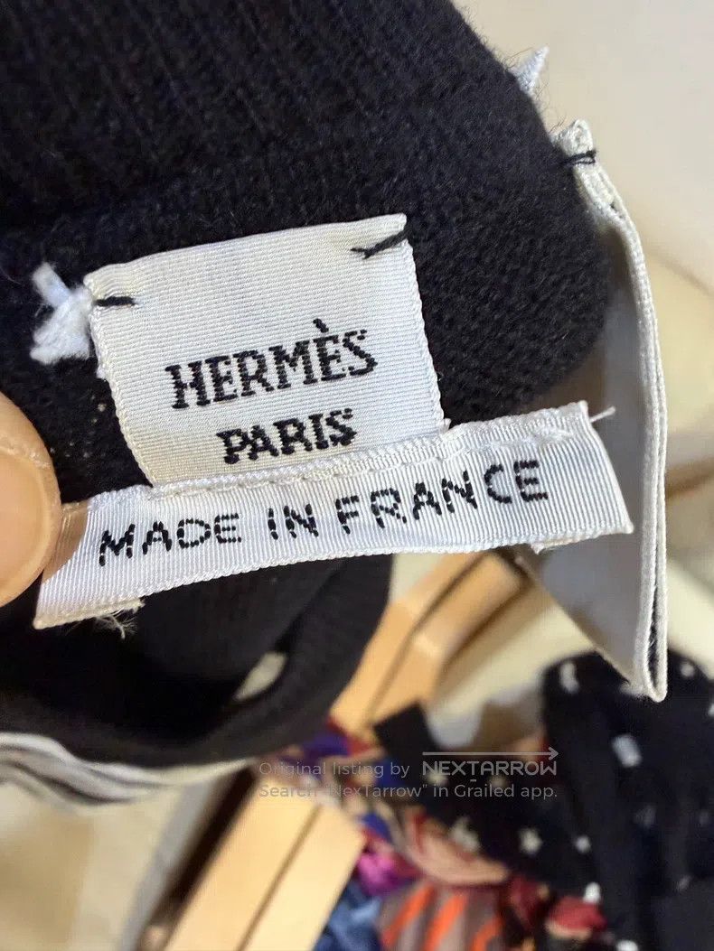 Hermes Hermes Black Classic Chain Logo Cashmere Sweater Size XS / US 0-2 / IT 36-38 - 3 Thumbnail