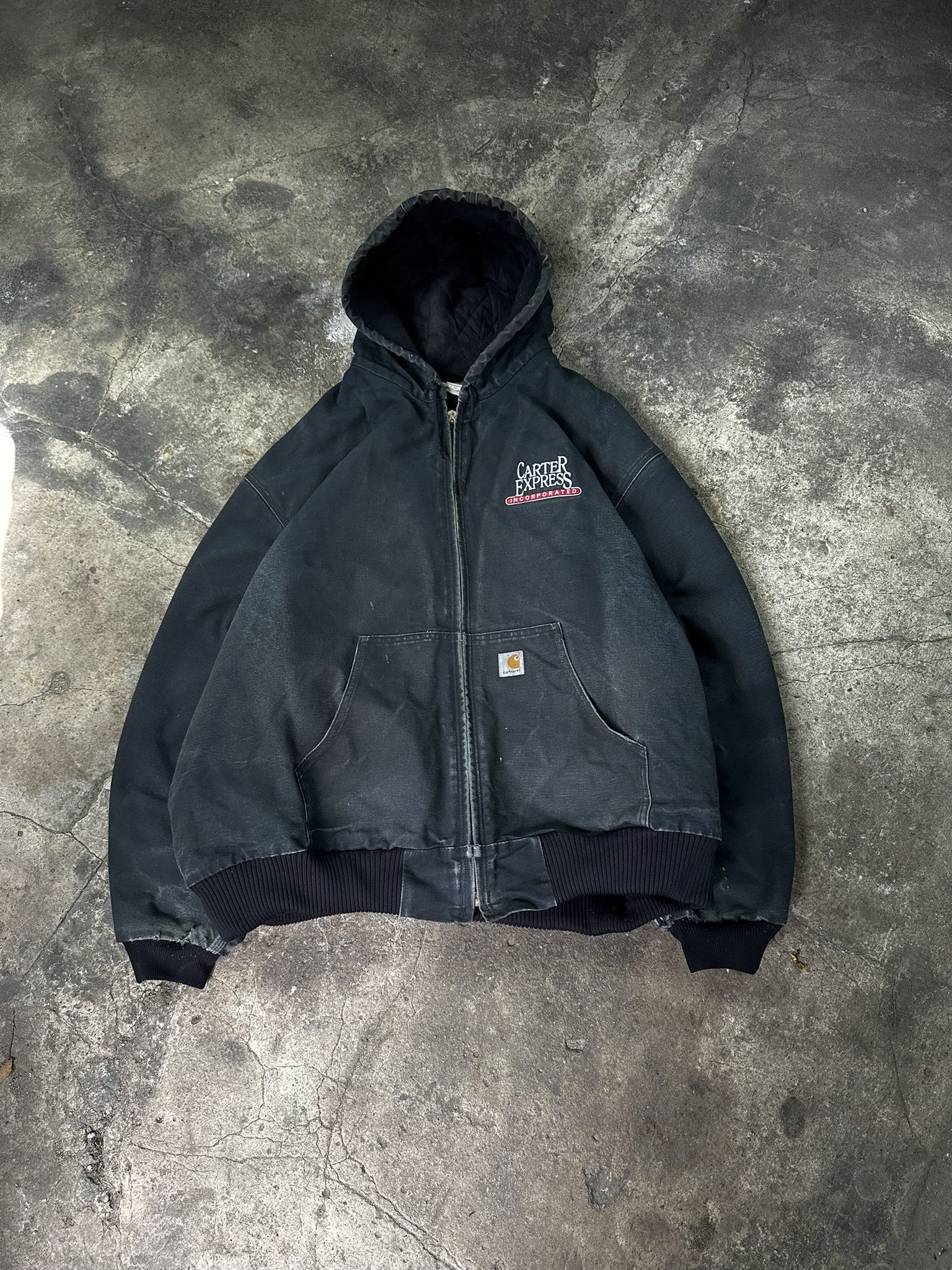 Carhartt Vintage Carhartt Active Workwear Jacket Trashed Distressed Size US XXL / EU 58 / 5 - 1 Thumbnail