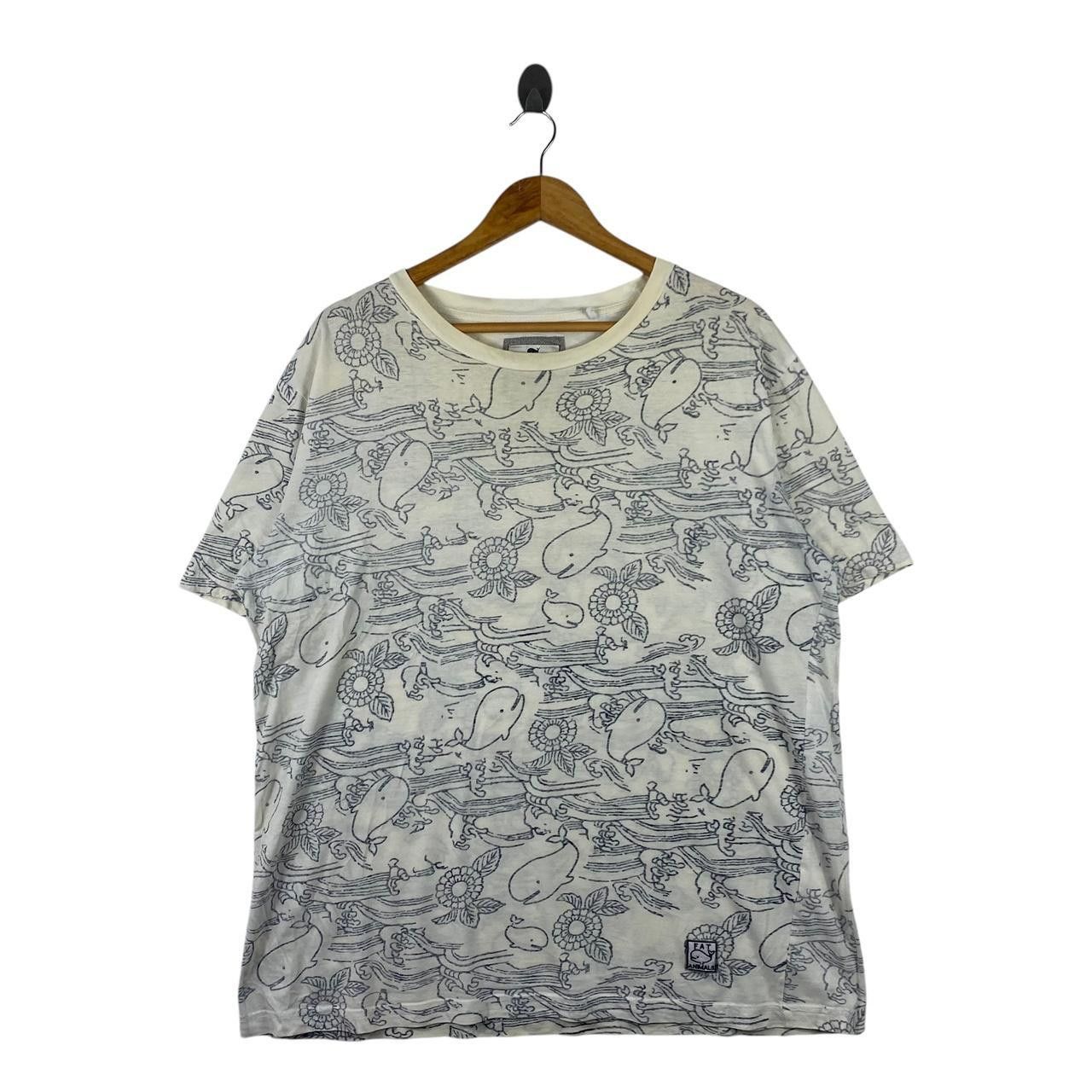 Other FAT ANIMAL WHALE Ocean Creature Over Print Tee Shirt Top Size XXL / US 16-18 / IT 52-54 - 1 Thumbnail