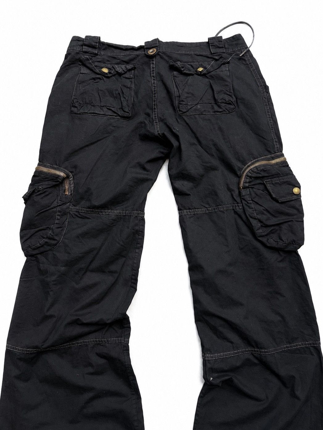 Japanese Brand Vertgarments Lace up flare cargo pants Size US 29 - 5 Thumbnail