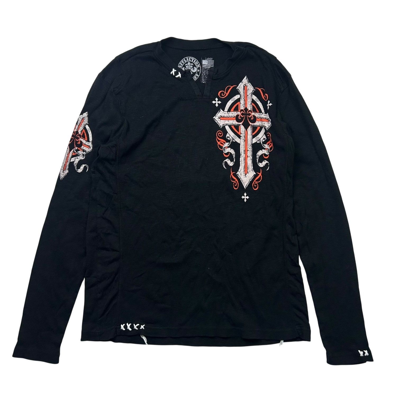 Affliction Affliction Long-Sleeve Double-Sided Y2K Thermal Shirt Size US L / EU 52-54 / 3 - 1 Thumbnail