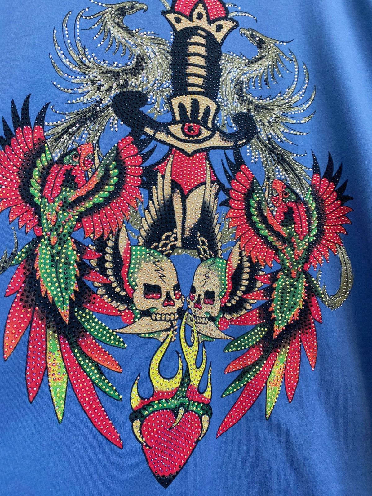 Ed Hardy Ed Hardy Dagger Birds t-shirt made in USA Size US L / EU 52-54 / 3 - 7 Thumbnail