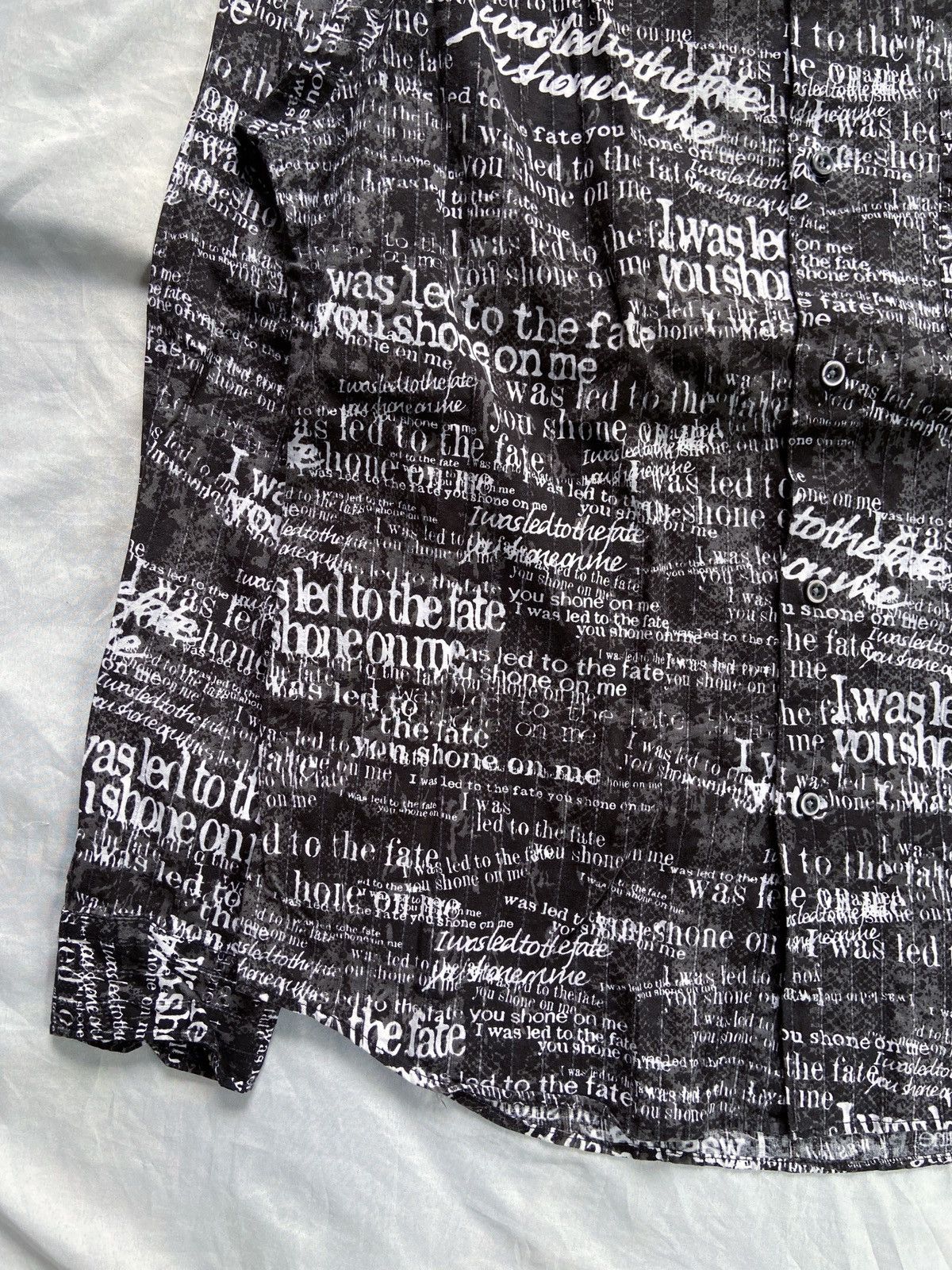 14th Addiction SPLENDID SATISFACTION ARCHIVE TYPE WRITER BUTTON DOWN SHIRT Size US XL / EU 56 / 4 - 5 Thumbnail