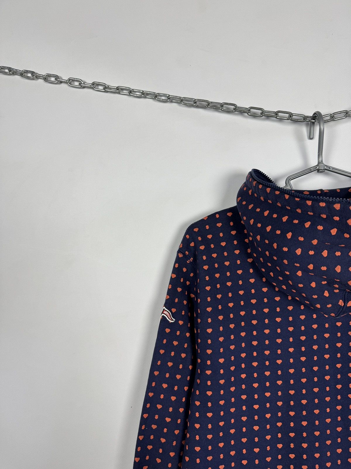 Billionaire Boys Club Billionaire Boys Club Full Zip Hoodie Heart Print Y2K Size M Size US M / EU 48-50 / 2 - 13 Thumbnail