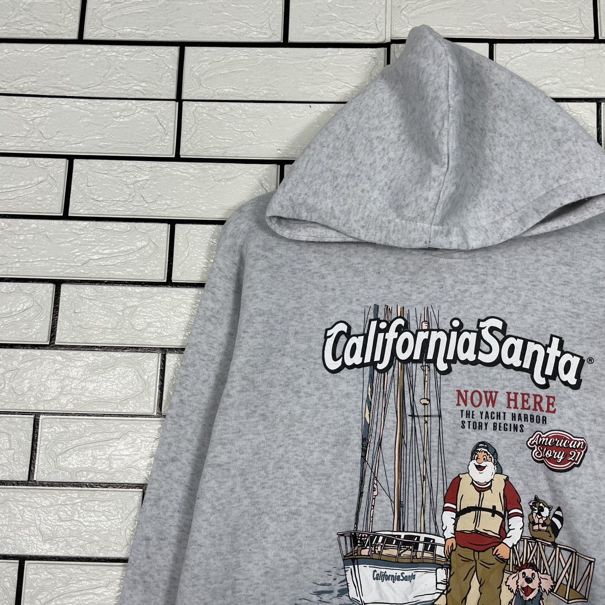 Japanese Brand California Santa Big Print Hoodie Size US M / EU 48-50 / 2 - 6 Thumbnail