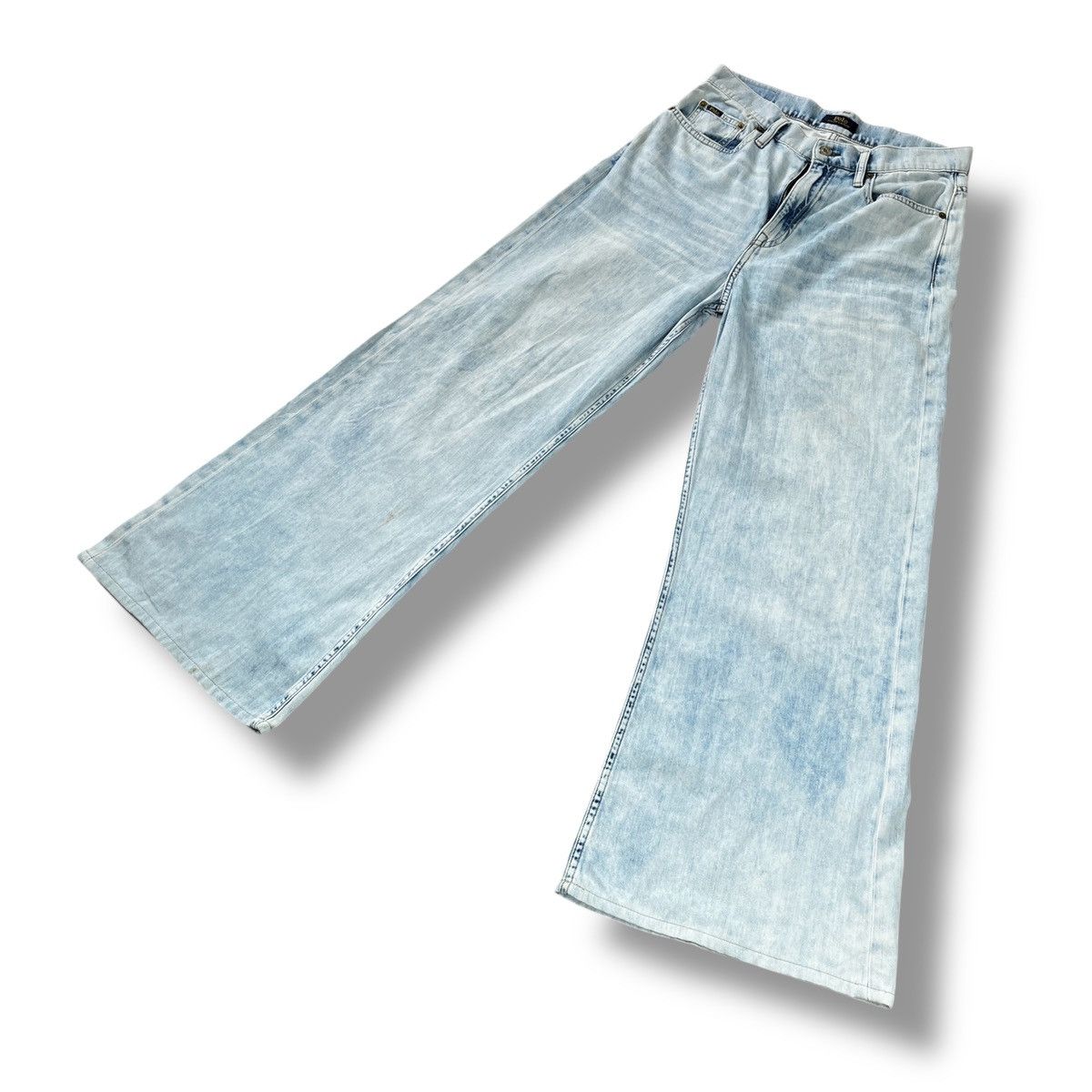Vintage Vintage Flared Polo Ralph Lauren Denim Jeans Size US 29 - 1 Thumbnail