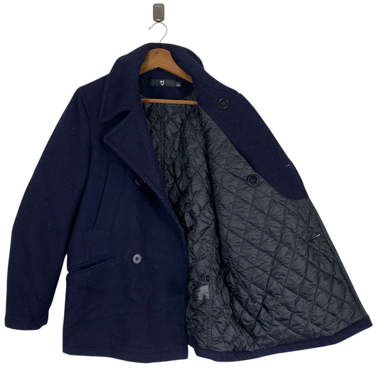 Jil Sander × Uniqlo VINTAGE UNIQLO JILL SANDER DOUBLE BREASTED JACKET Size US L / EU 52-54 / 3 - 5 Thumbnail