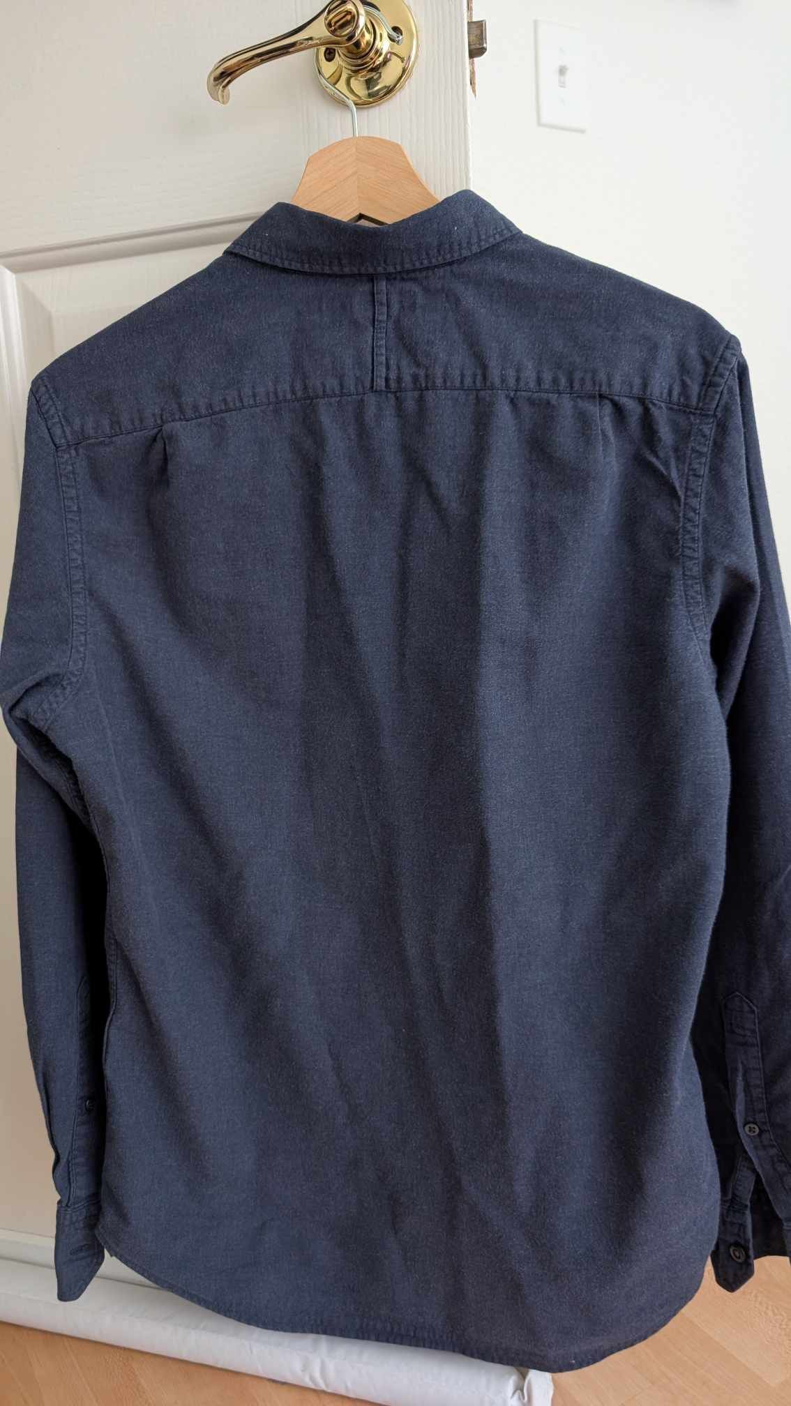 Banana Republic Banana Republic Dark Purple Button Up Shirt 100% Cotton Size US S / EU 44-46 / 1 - 2 Thumbnail
