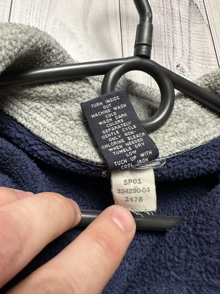 Gap × Vintage Vintage Gap Fleece zip sweater size L oversized big logo Size US L / EU 52-54 / 3 - 6 Thumbnail