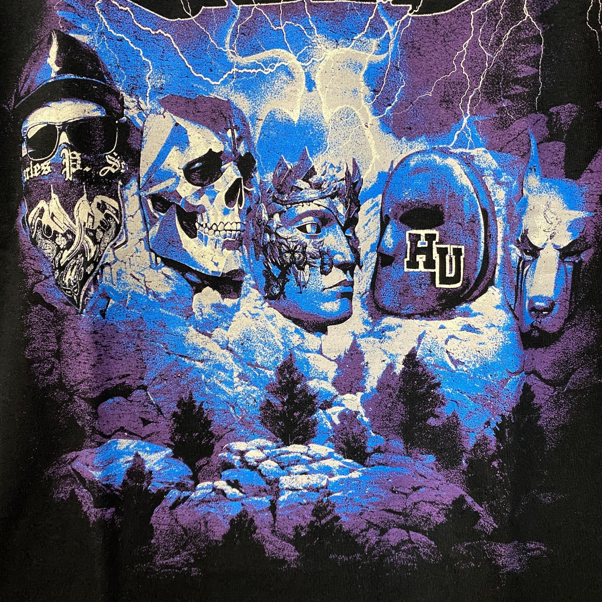 Band Tees Hollywood Undead Mount Crushmore Black T-Shirt XXL Size US XXL / EU 58 / 5 - 4 Thumbnail