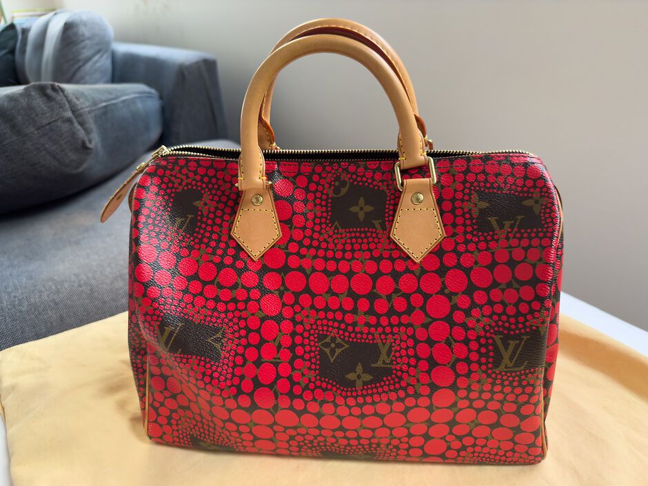 Louis Vuitton × Yayoi Kusama Louis Vuitton x Yayoi Kusama Red Infinity Dots Speedy30 Size ONE SIZE - 1 Thumbnail