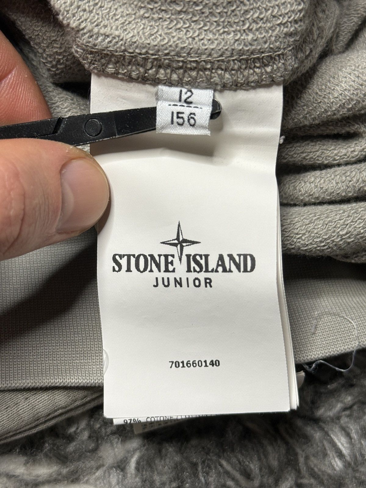 Stone Island Stone Island Junior Diagonal Zip-Up Hoodie Size US XS / EU 42 / 0 - 9 Thumbnail