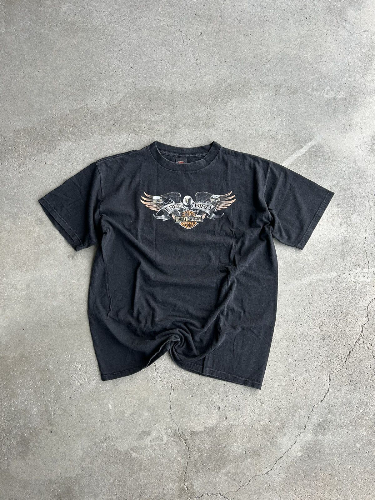 Harley Davidson × Vintage Vintage Harley Davidson T-Shirt Size US XL / EU 56 / 4 - 1 Thumbnail