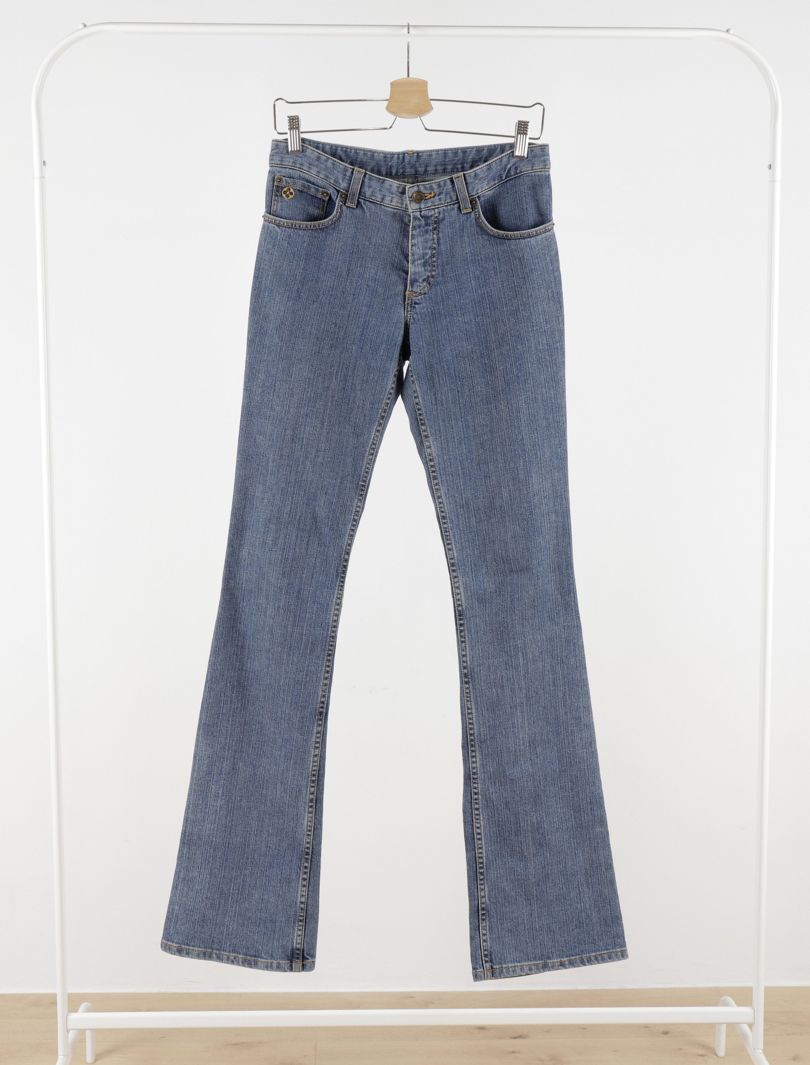 Louis Vuitton Women's Louis Vuitton Blue Cotton Jeans size IT 38 Size 26" / US 2 / IT 38 - 1 Thumbnail