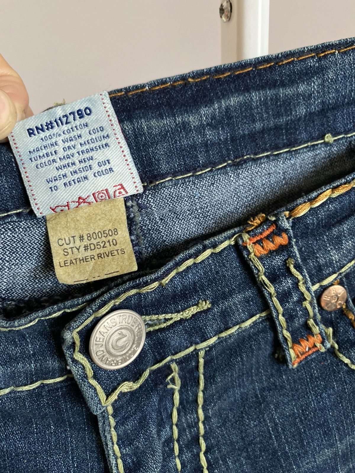 Japanese Brand True Religion Joe V Jeans Pants USA Size US 30 / EU 46 - 13 Thumbnail