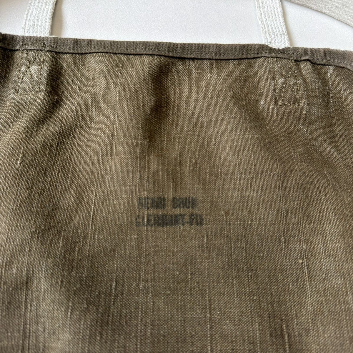 Maison Margiela ⓪ ① ⓪ Artisanal White Painted Army Satchel Size ONE SIZE - 11 Thumbnail