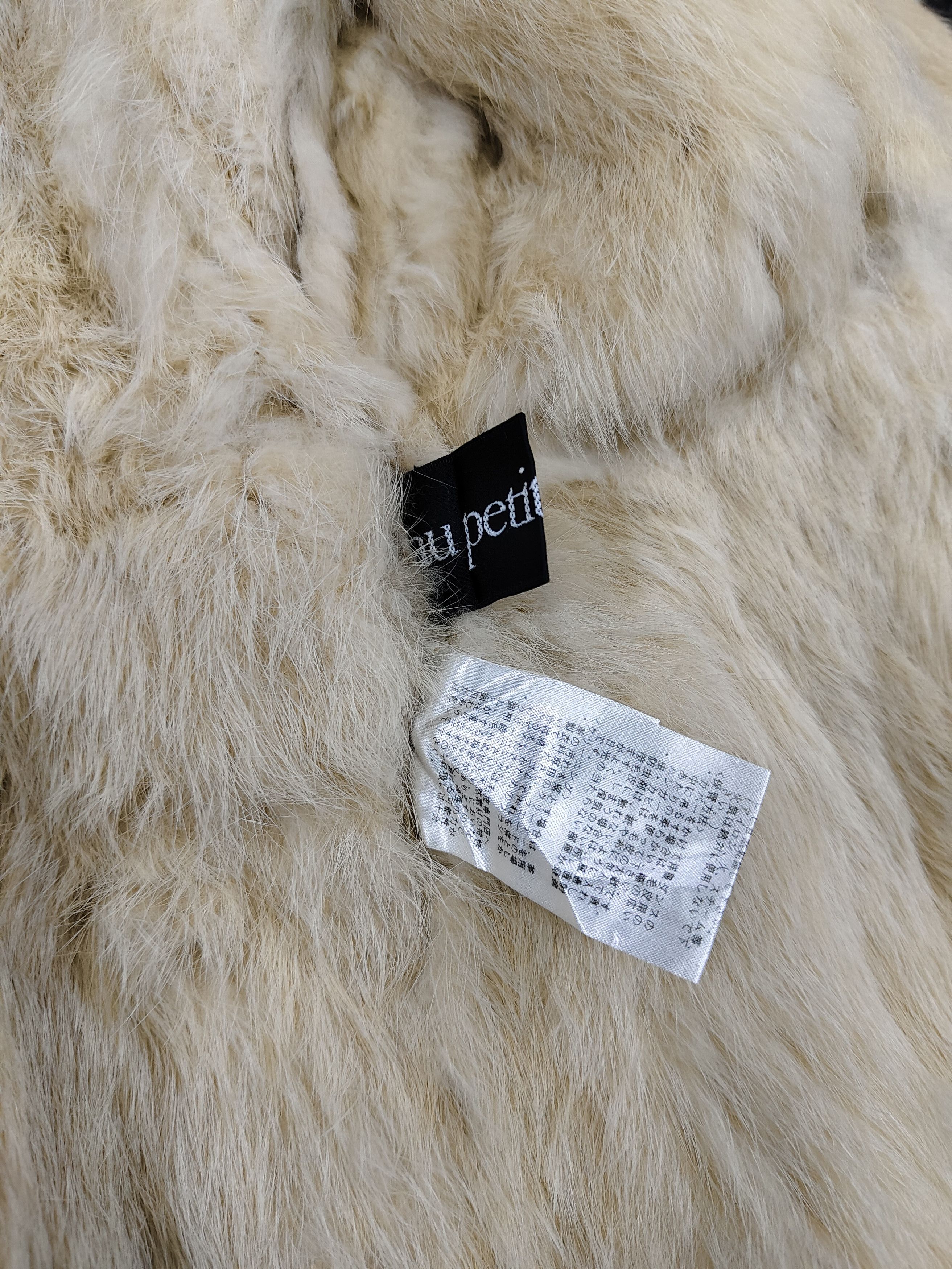 Japanese Brand 2000s Au Petit Matin🇯🇵 Boutique Belted Rabbit Fur Leather Size M / US 6-8 / IT 42-44 - 10 Thumbnail