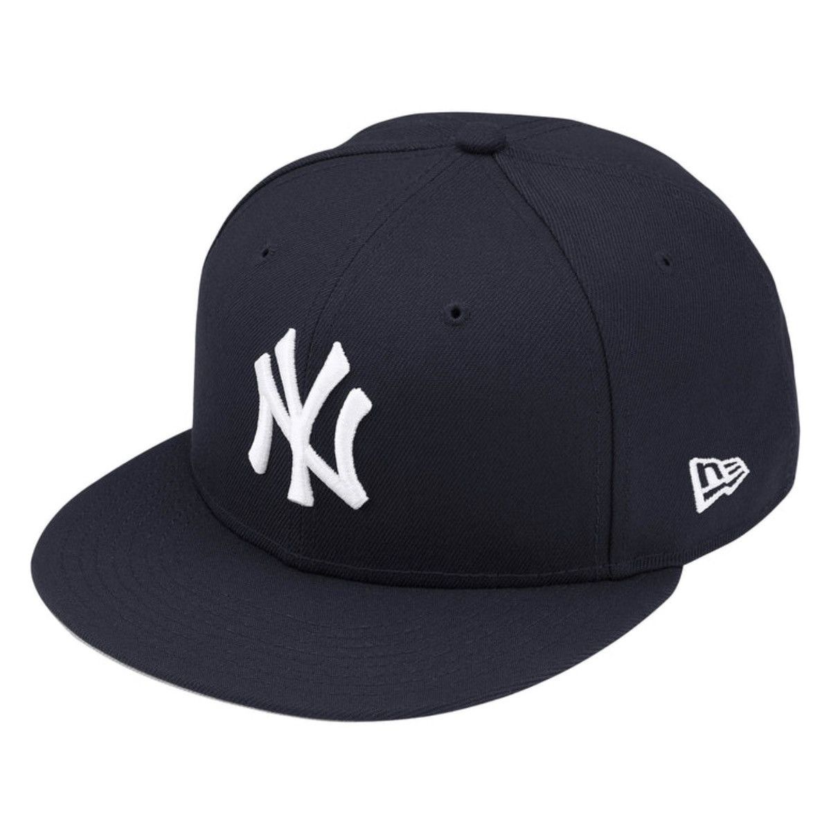 Supreme Supreme Script Logo New Era Fitted Hat Black 7 1/4 | Grailed